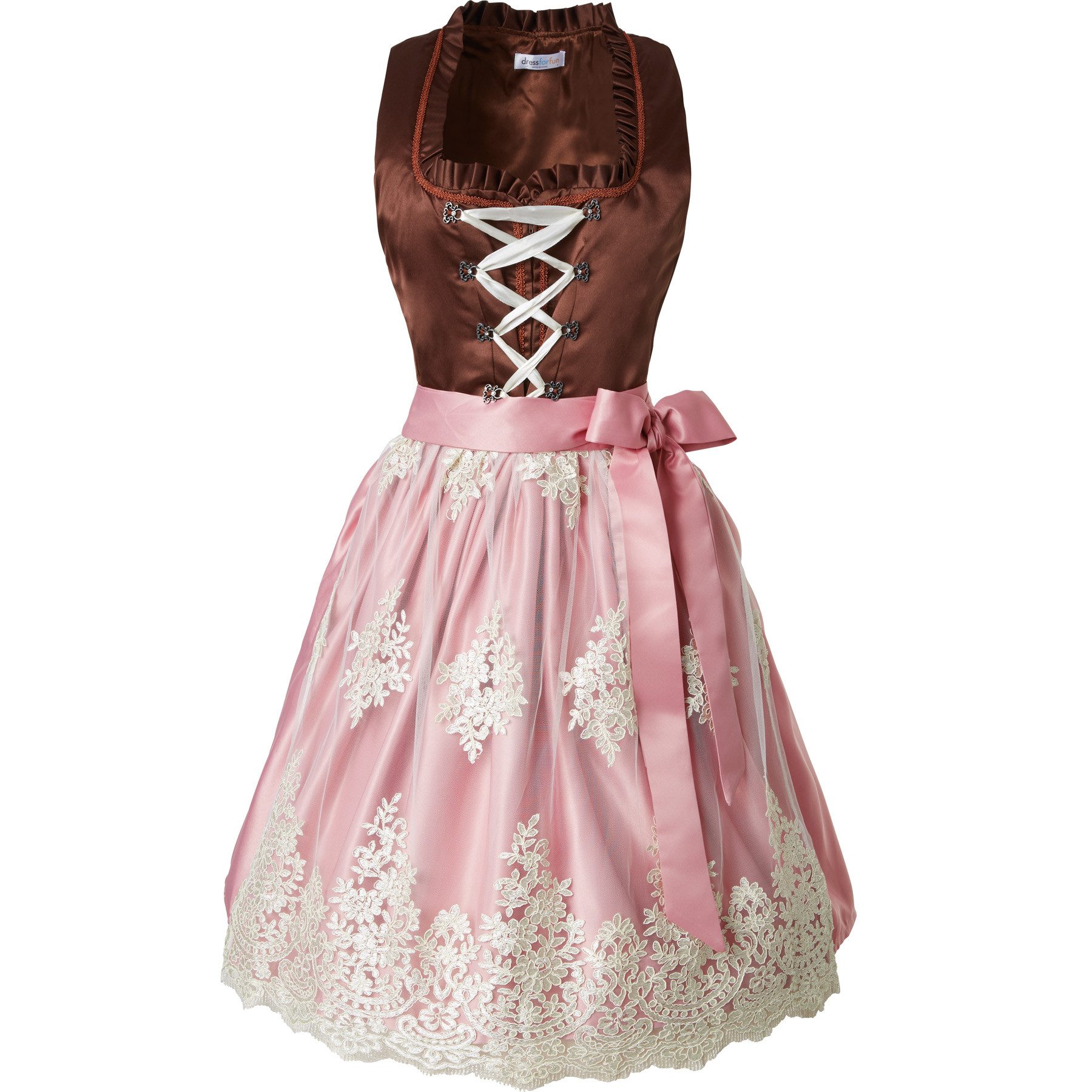 dressforfun Dirndl Mini-Dirndl Kaufbeuren Tailliert geschnittenes, günstig online kaufen