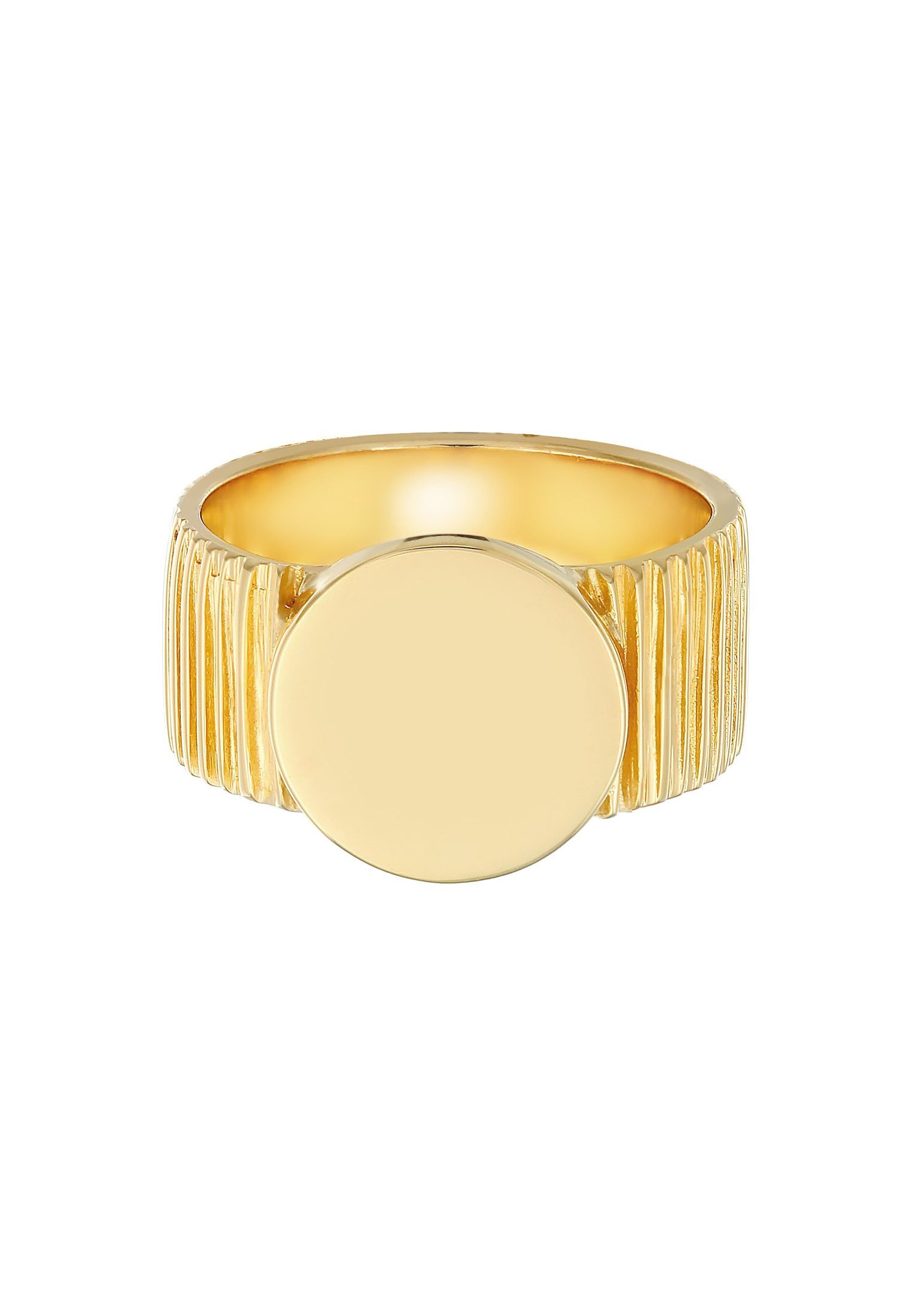 Elli Premium Siegelring Bandring Siegelring Relief Struktur 925 Silber