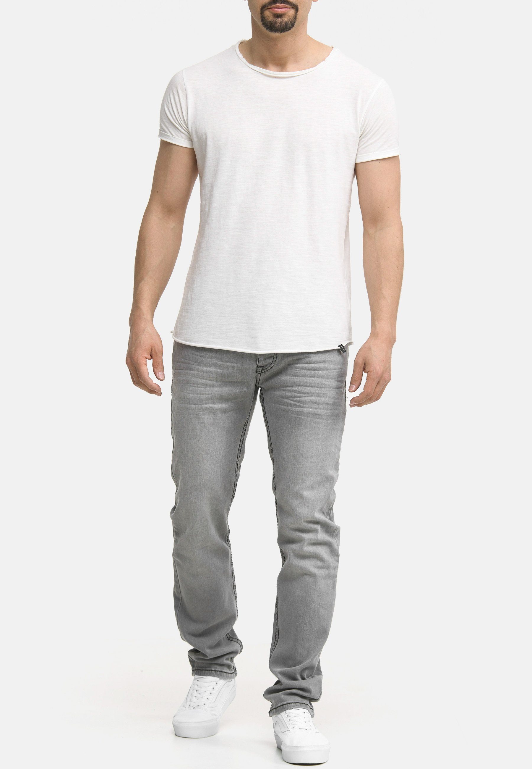 Code47 Jeans Regular-fit-Jeans Pocket grey Denim Männer Regular Hose Herren Five Bootcut Code47 903 Fit