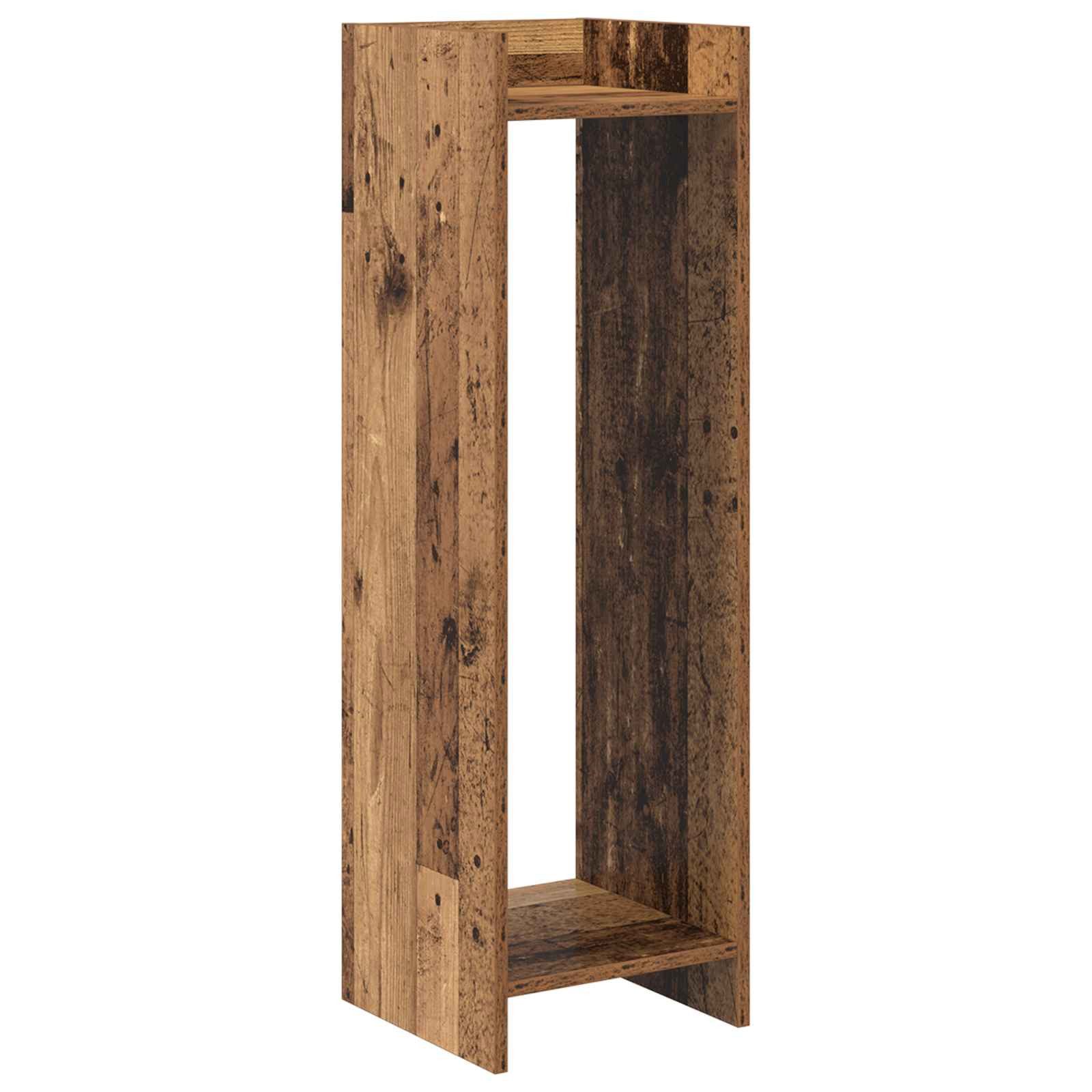 vidaXL Blumenständer Pflanzenständer Altholz 30 x 30 x 100 cm Holzwerkstoff (1 St)