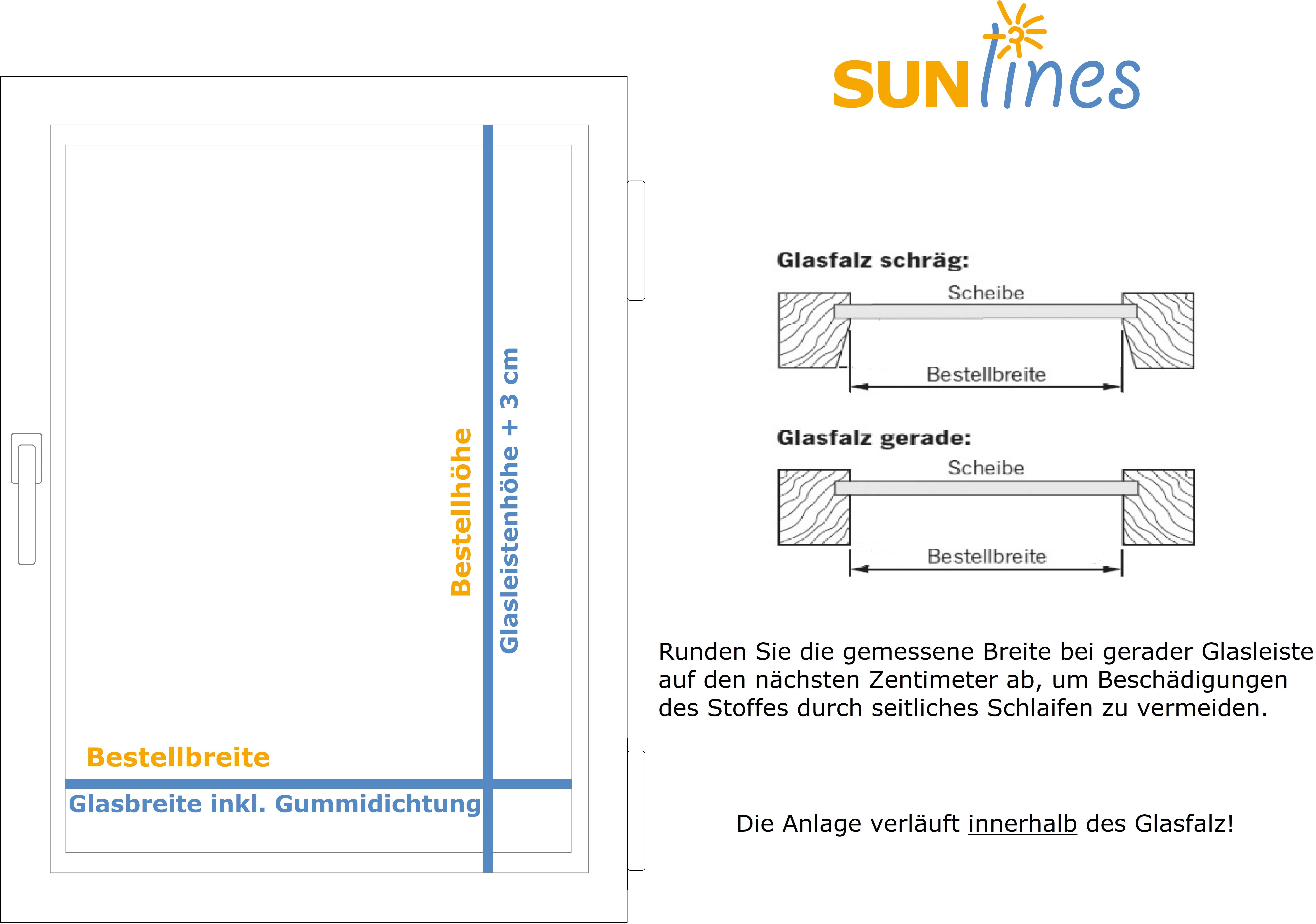 sunlines Plissee Start-up Style Crush, ohne Bohren, blickdicht, blickdicht, ohne Bohren, verspannt, Haftfix, geklebt mit Gelenkklebeplatte