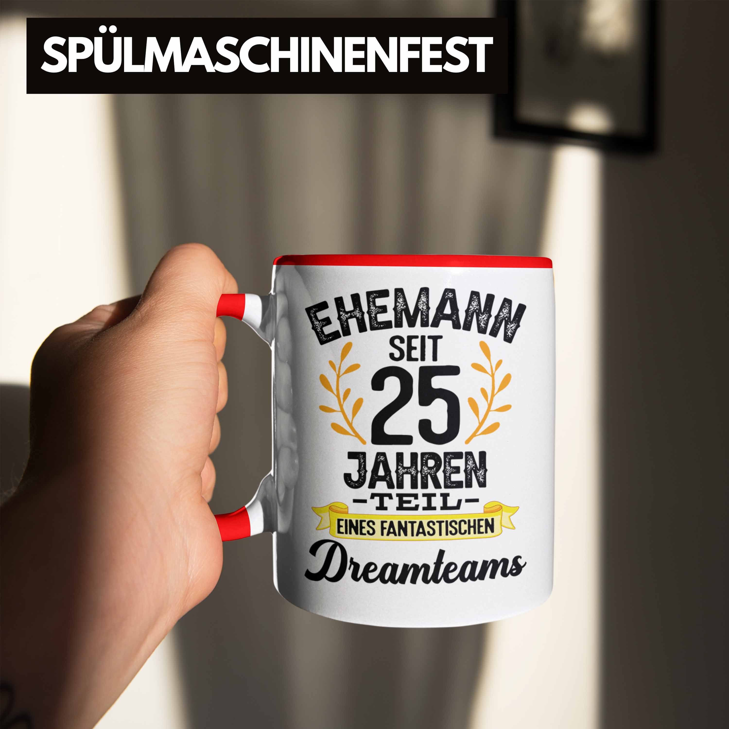 Hochzeitstag 25 Geschenk Rot Hochzeit Jahre Tasse Trendation Silberhochzeit Trendation Tasse Ehemann Geschenke Jahrestag Silberne Jubiläum -