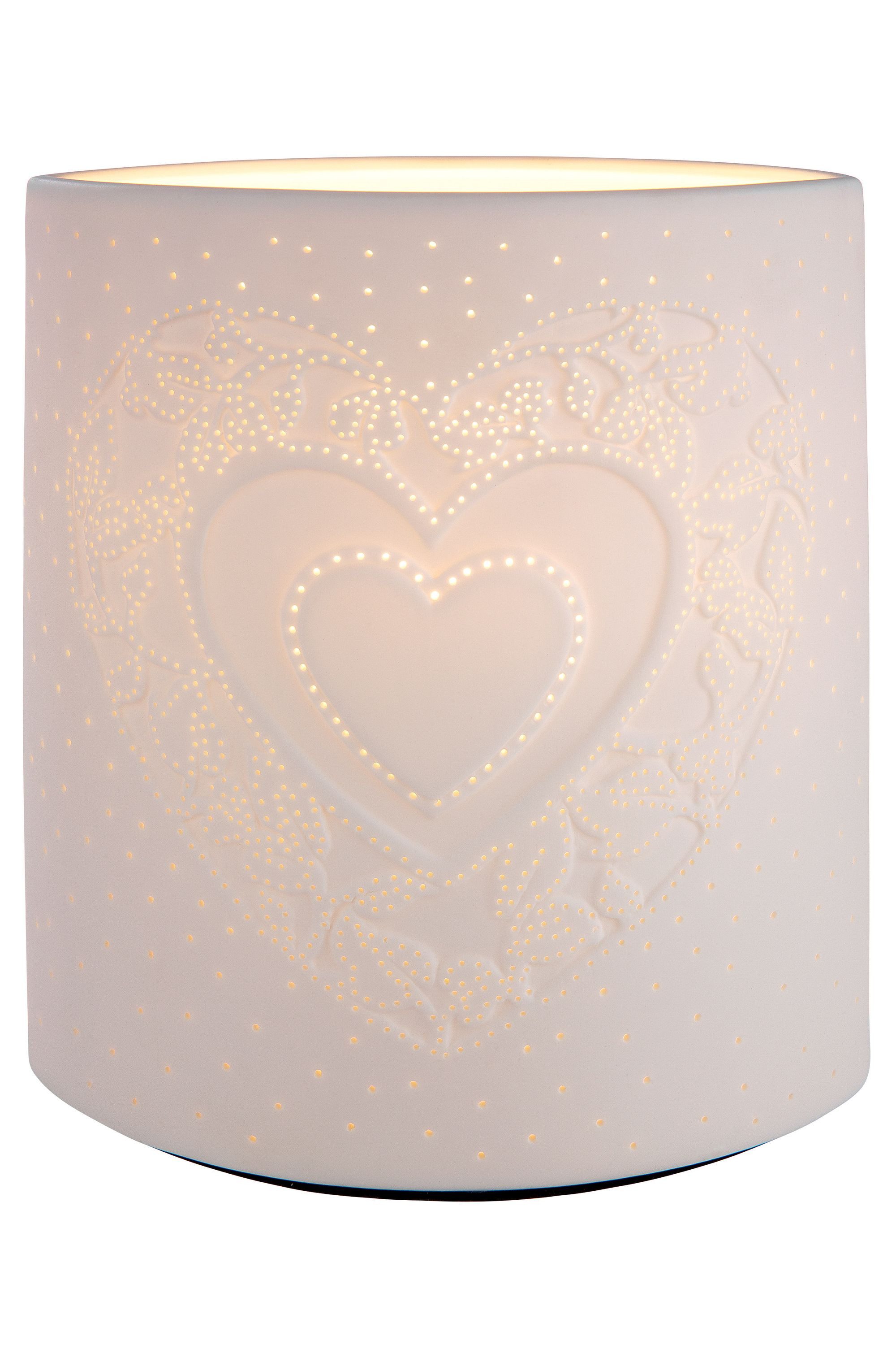 GILDE Tischleuchte GILDE Lampe Ellipse Herz günstig online kaufen
