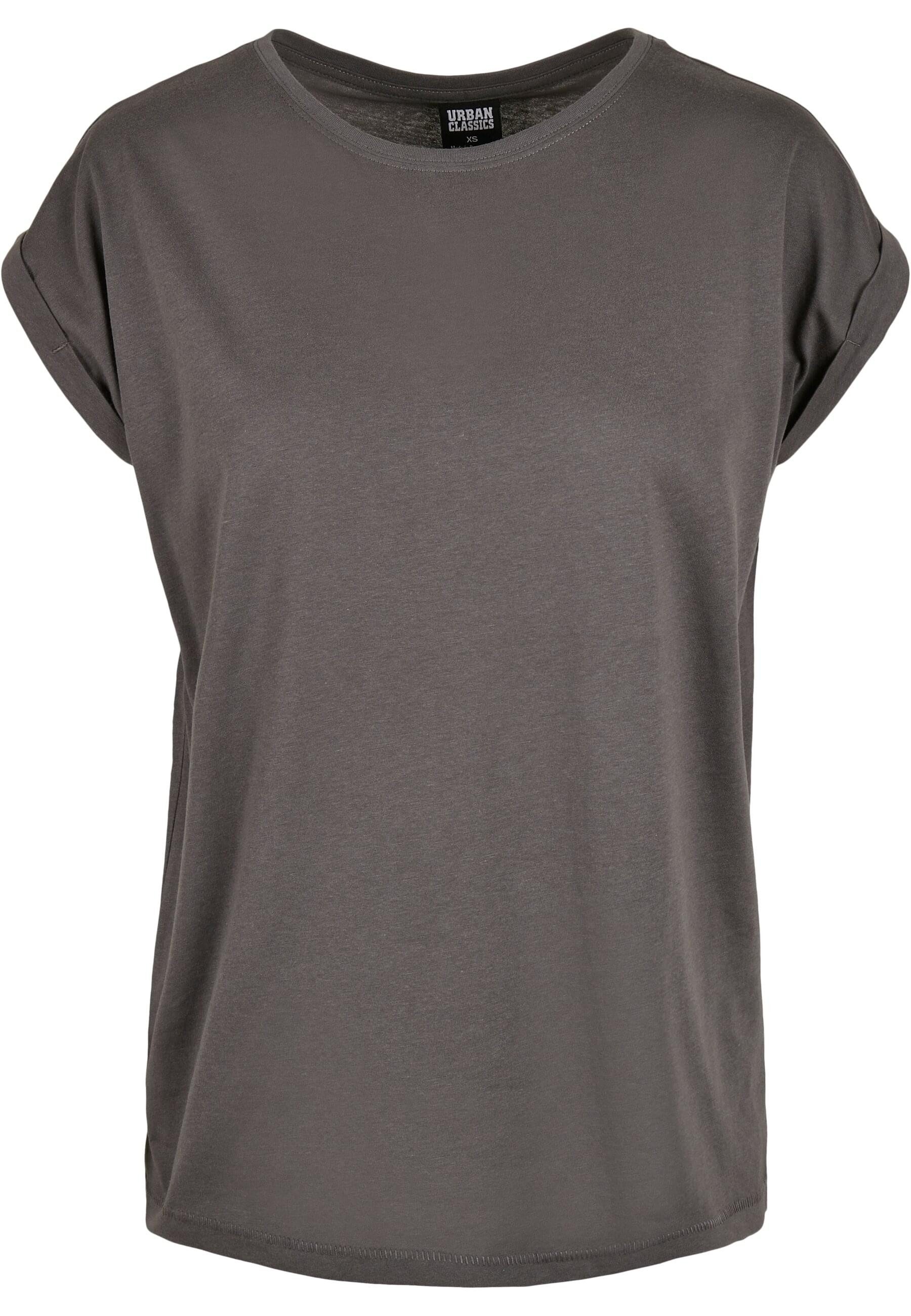 URBAN CLASSICS Kurzarmshirt Urban Classics Damen Ladies Extended Shoulder Tee (1-tlg)