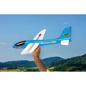 CARSON Spielzeug-Flugzeug CARSON Airshot 490 Flugzeug Gleiter Styroporflieger Wurfgleiter Gleitf