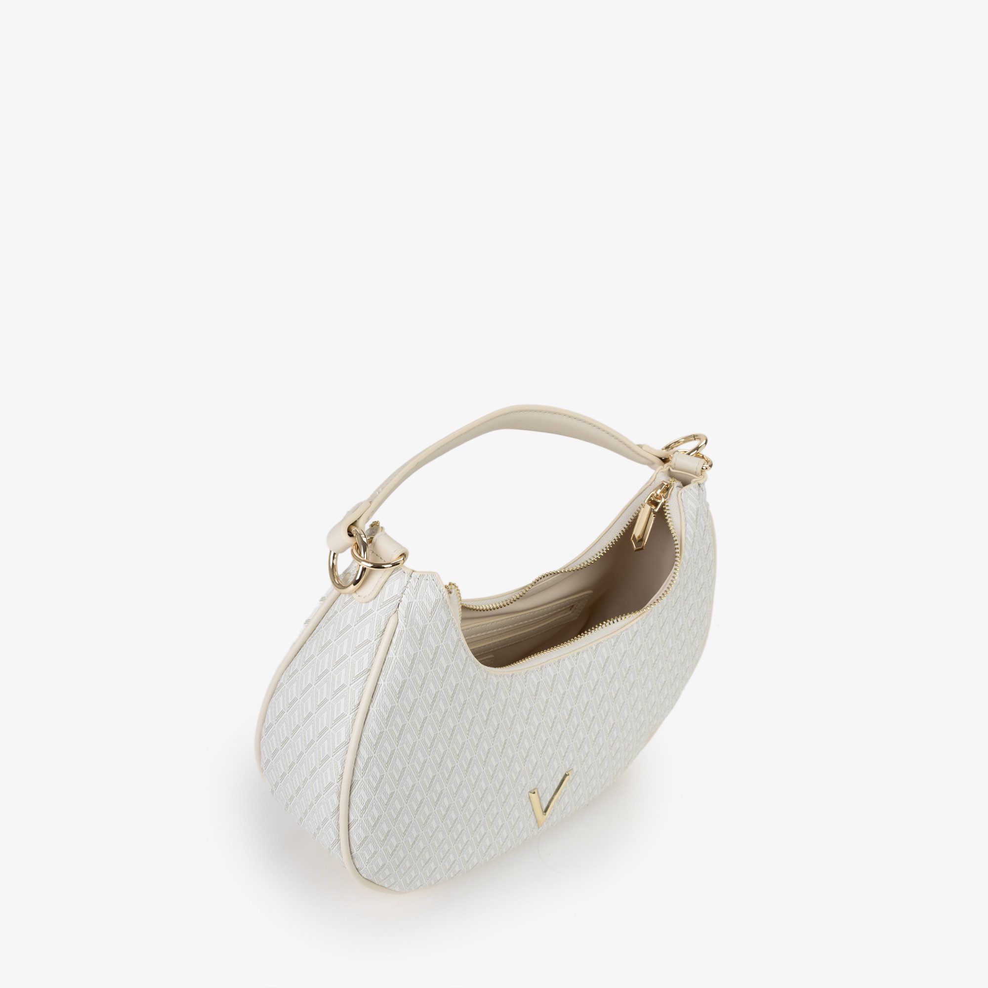 VALENTINO BAGS Hobo QUEEN RE, Handtasche, Henkeltasche, Schultertasche mit dezentem Muster