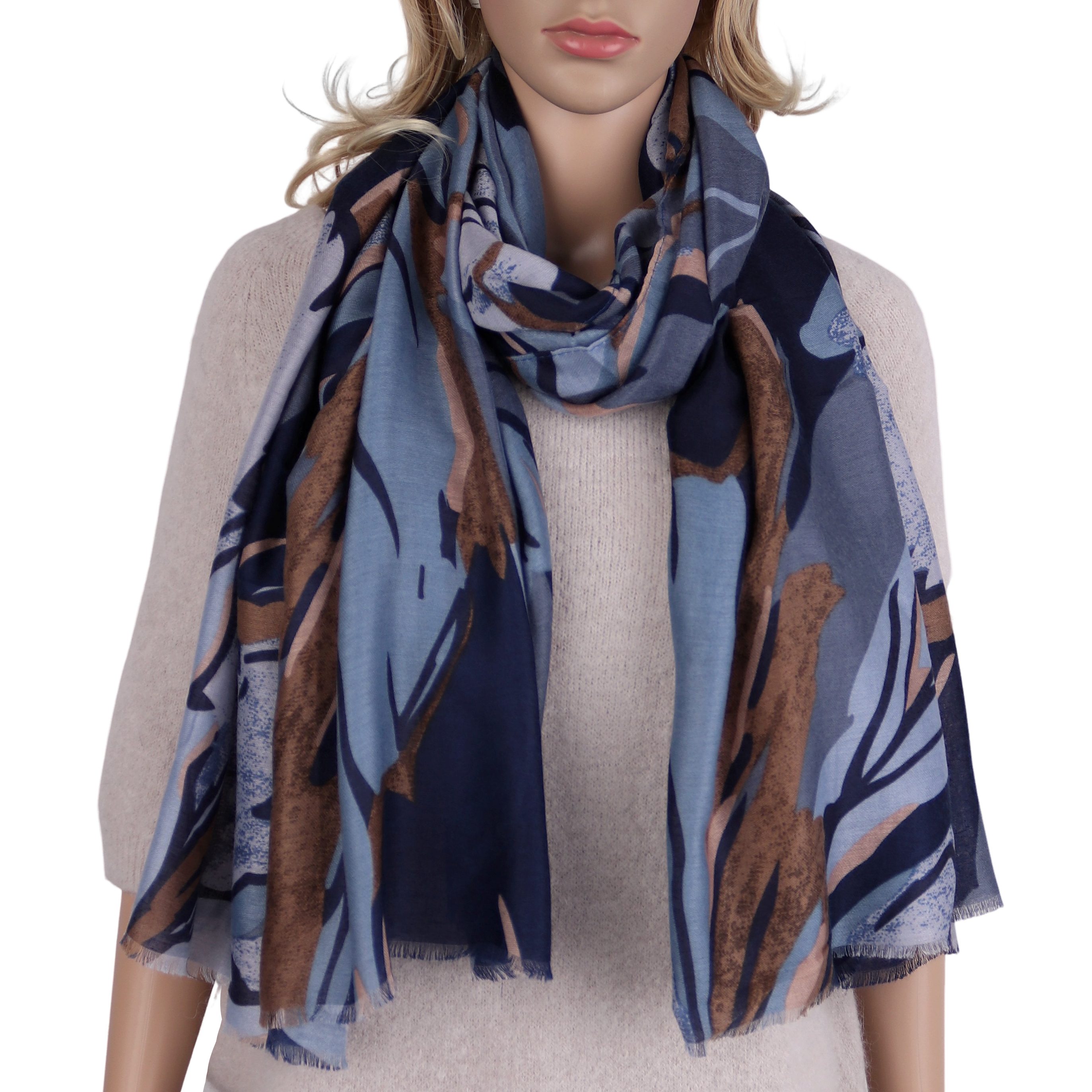 MIRROSI Modeschal Weich XXL ca.90x180cm Schal Blumen Muster, (Blumen Muster günstig online kaufen