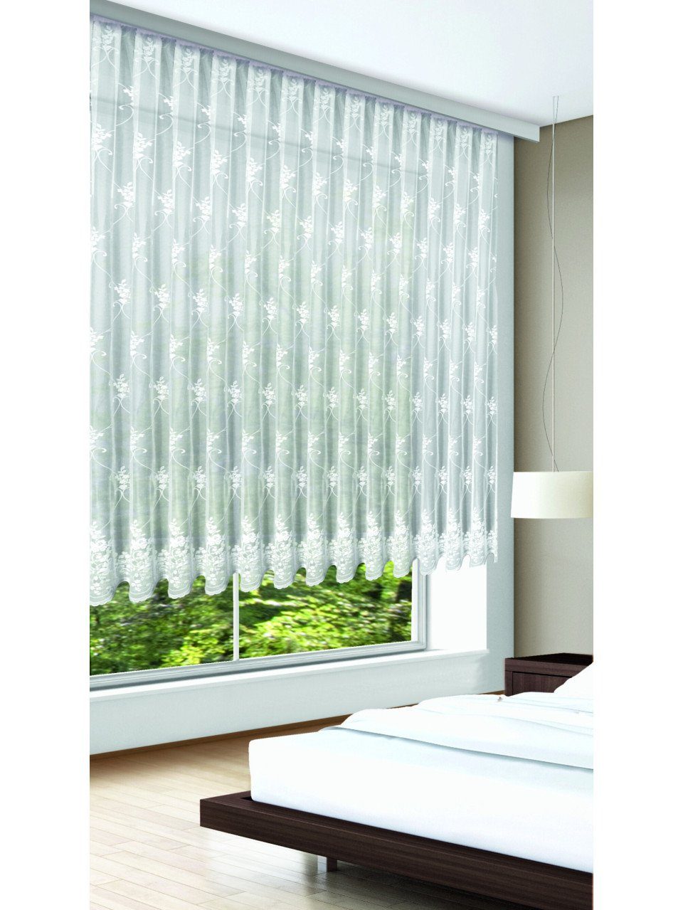 Neusser Collection Gardine Neusser Collection Schal mit Gadrinenband Berit