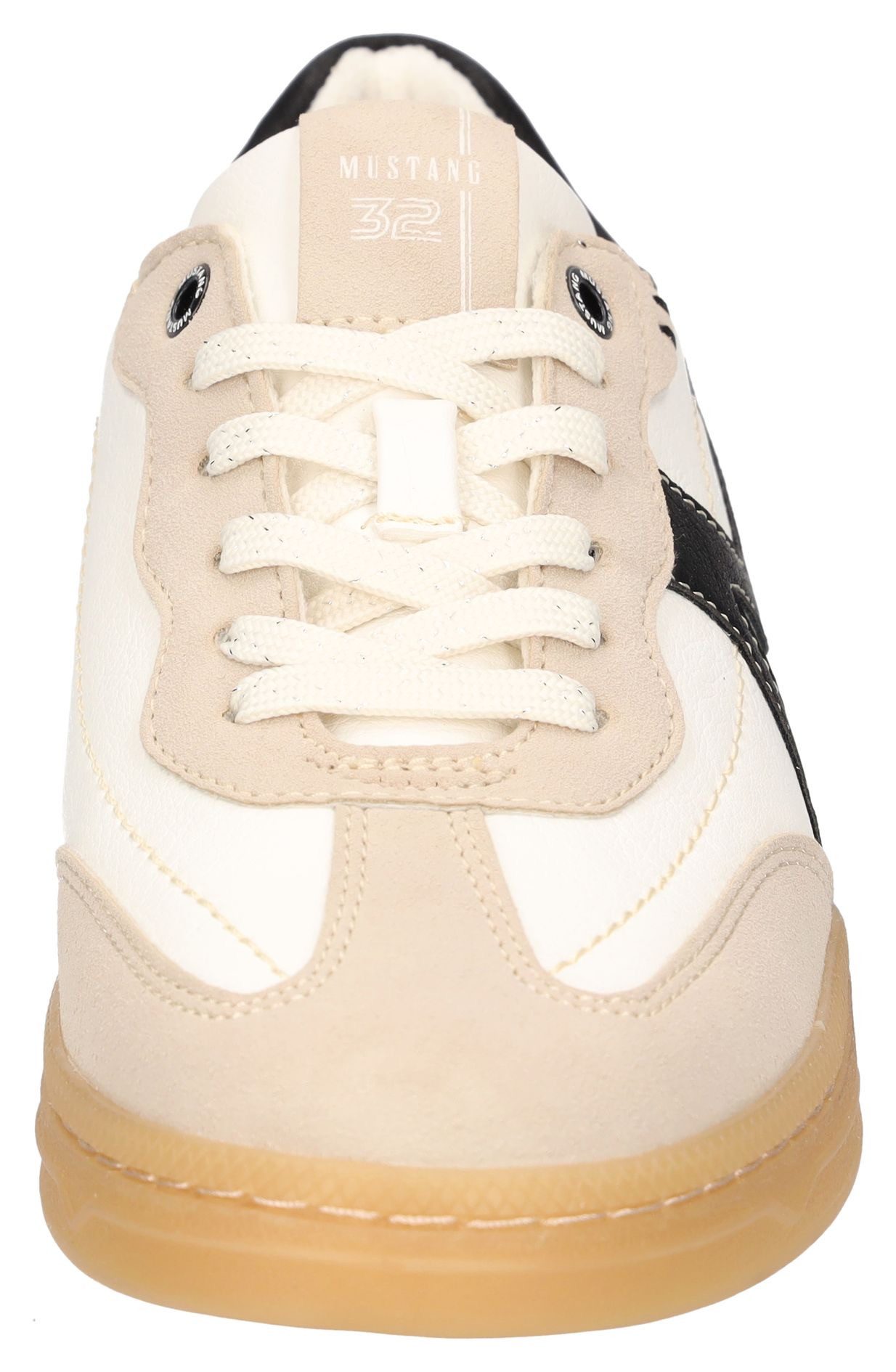 Mustang Shoes Sneaker, Retro Sneaker, Schnürschuh mit Kontrastbesätzen