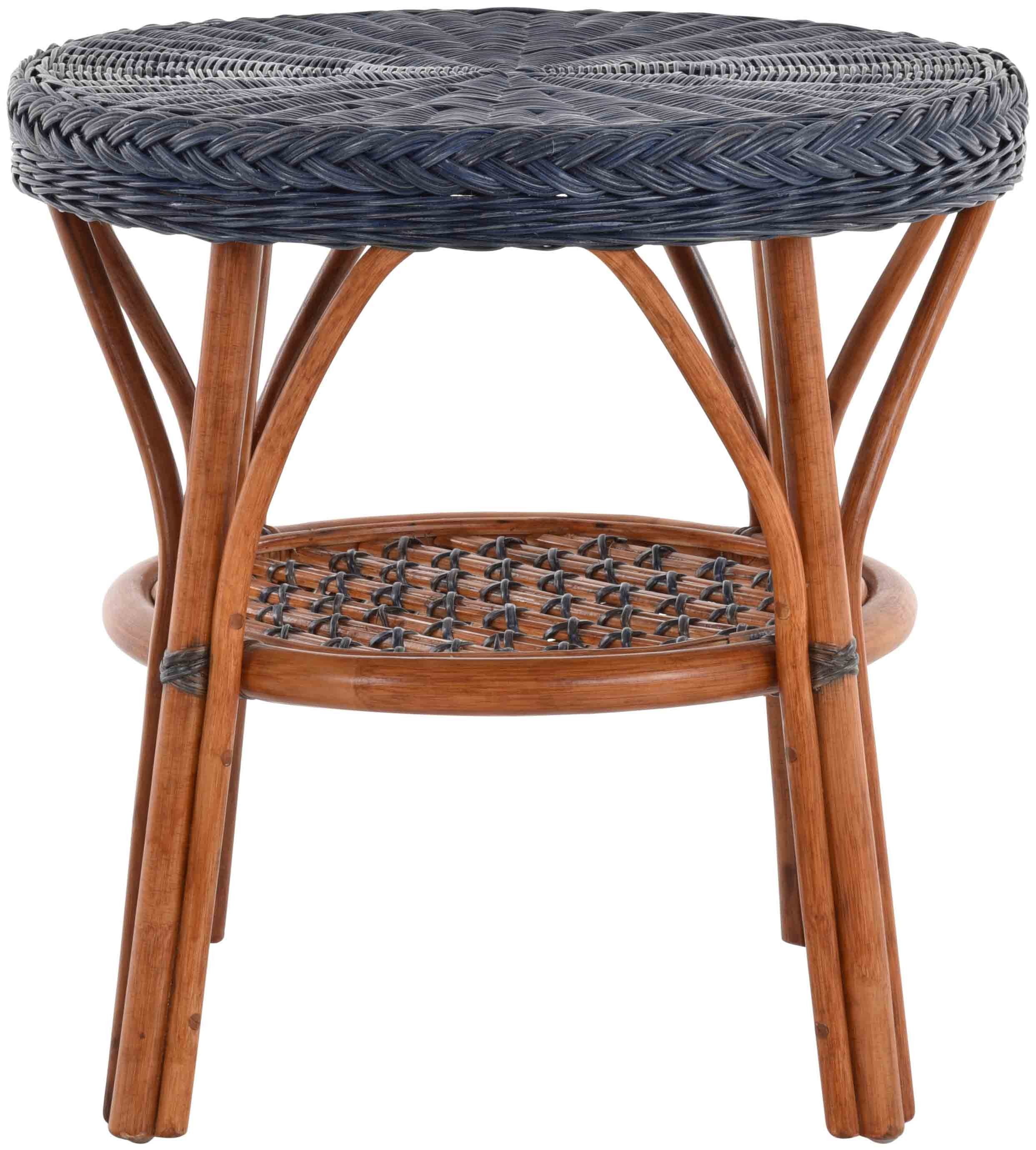 Krines Home Wohnzimmertisch Rattan Beistelltisch Rund günstig online kaufen
