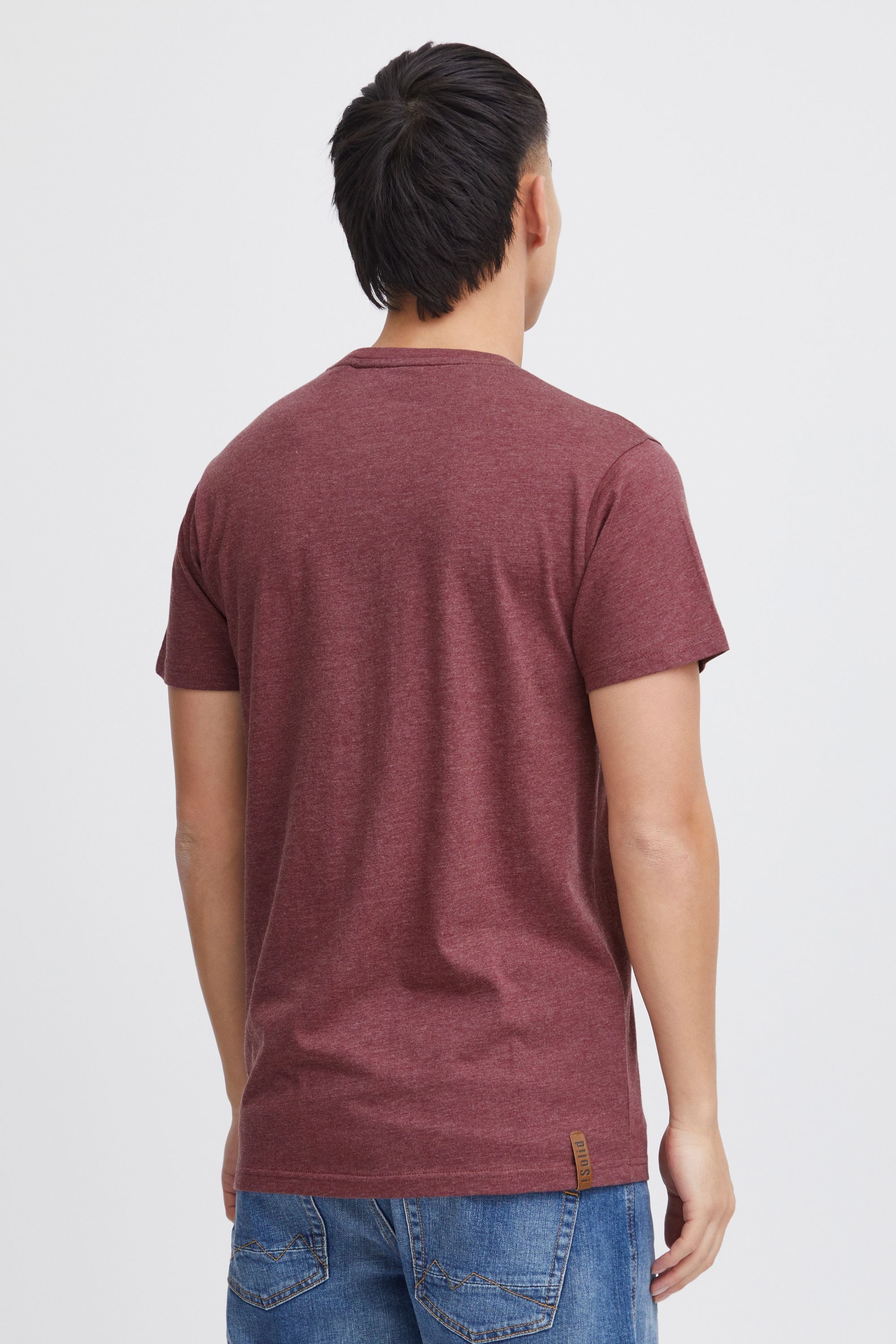 !Solid Rundhalsshirt SDVolker Kurzarmshirt mit Knopfleiste