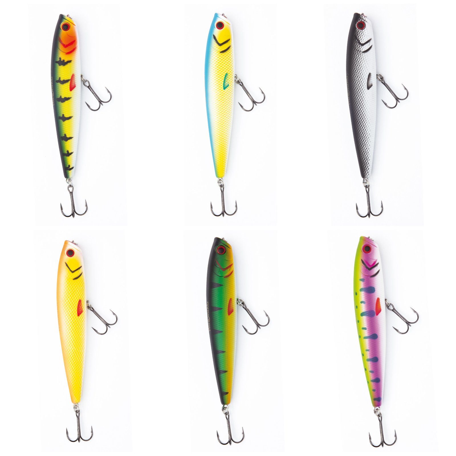 11.2 Trout Fishing Oberflächenköder Rainbow Jackson Popper Kunstköder, 11,2cm Pop Minnow