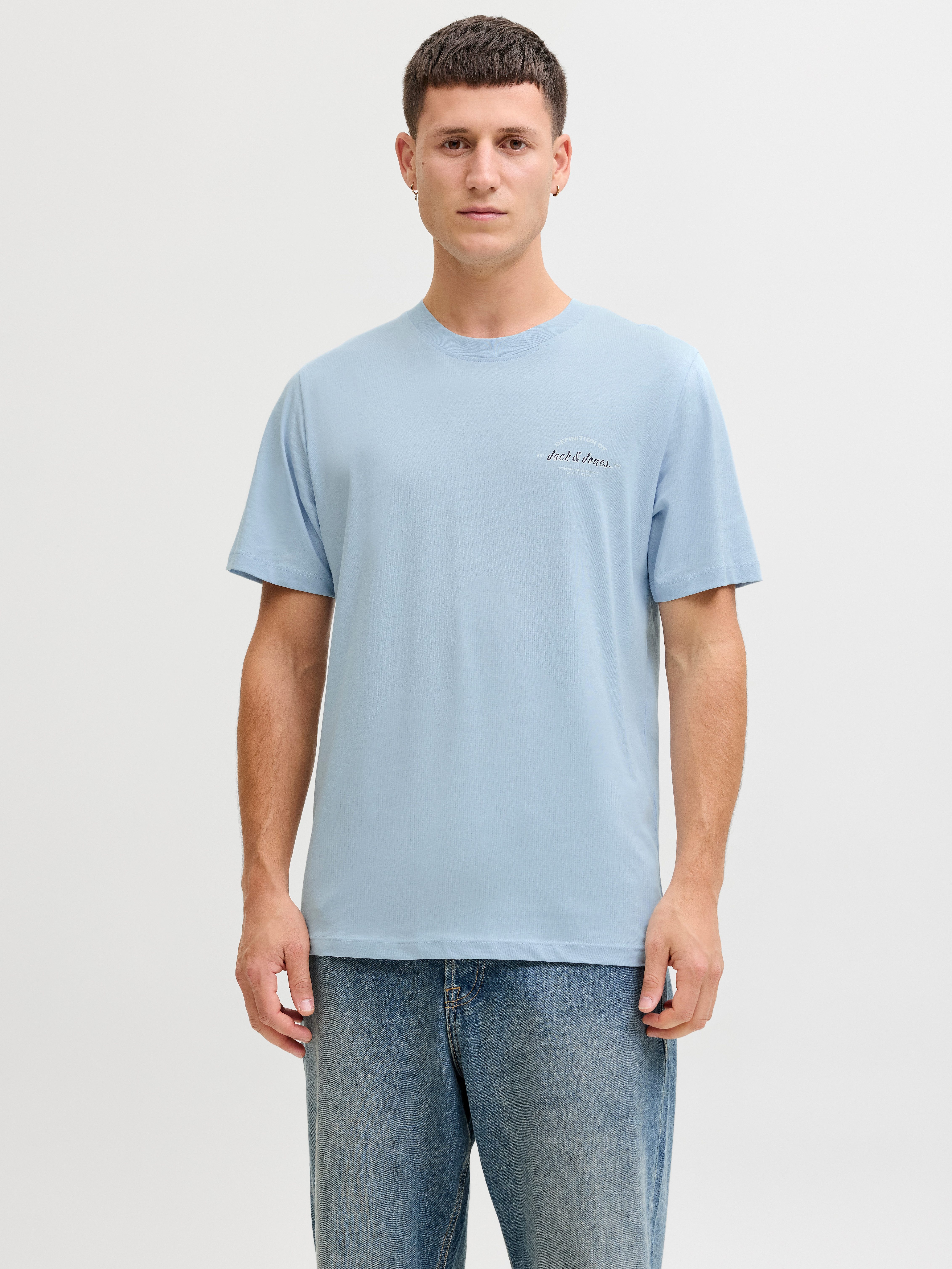 Jack & Jones Rundhalsshirt JJBRANDON TEE SS CREW NECK günstig online kaufen