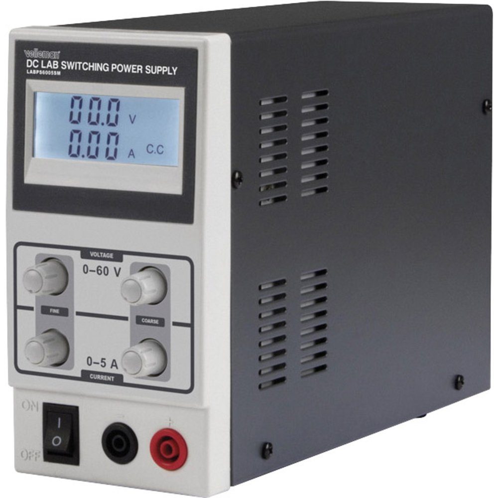 Velleman LABPS6005SM Labornetzgerät, einstellbar 0 - 60 V 0 - 5 A Labor-Netzteil