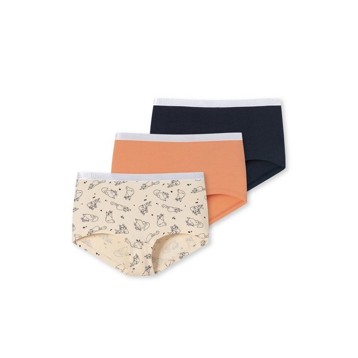 Schiesser Panty 3er Pack 95/5 Organic Cotton (Spar-Set 3-St) Short Slip - Baumwolle - Mit softem Bund Bequemer Beinausschnitt