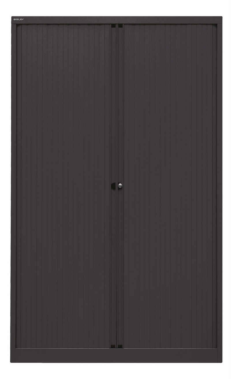 Bisley Rollladenschrank EUROTAMBOUR 5633 Rollladen schwarz, Korpus schwarz