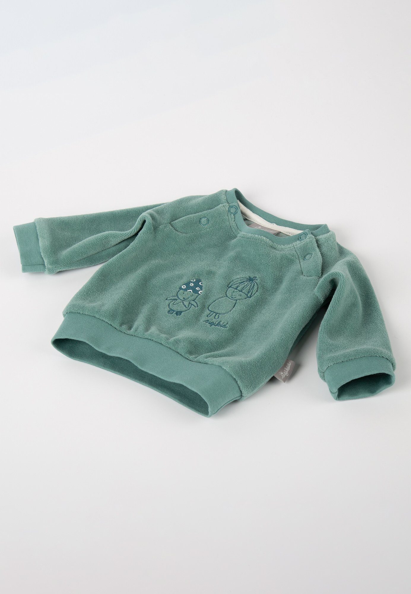 Langarmshirt grün Baby Shirt Sigikid (1-tlg) Nicki Langarmshirt