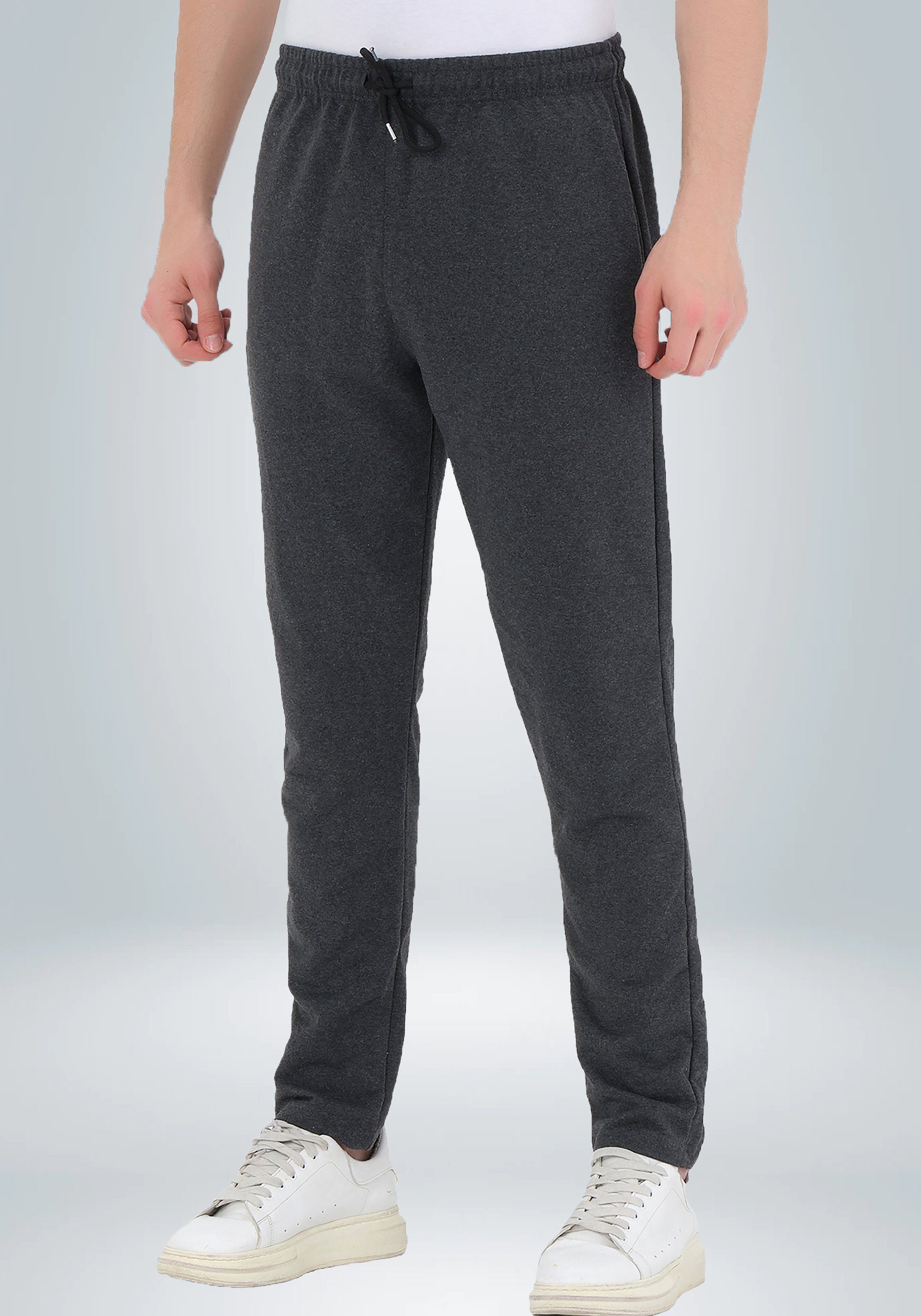 Sporthose Solo Smith & AnthrazitGerade Herren Sweathose Trainingshose (1-tlg) Gerade Anthrazit, Jogginghose