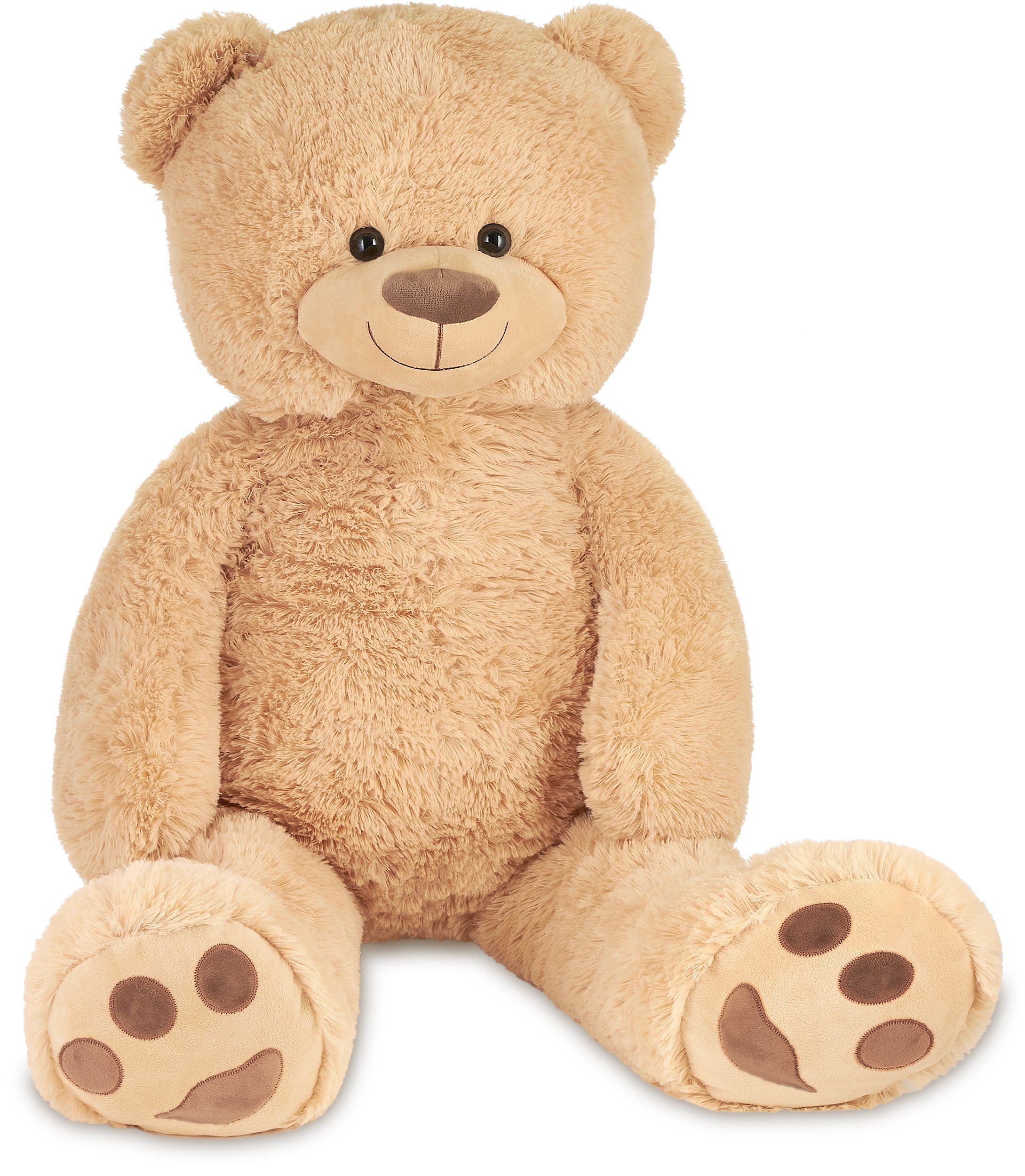 BRUBAKER Kuscheltier XXL Teddybär 100 cm groß - Beige (1-St), großer Teddy günstig online kaufen