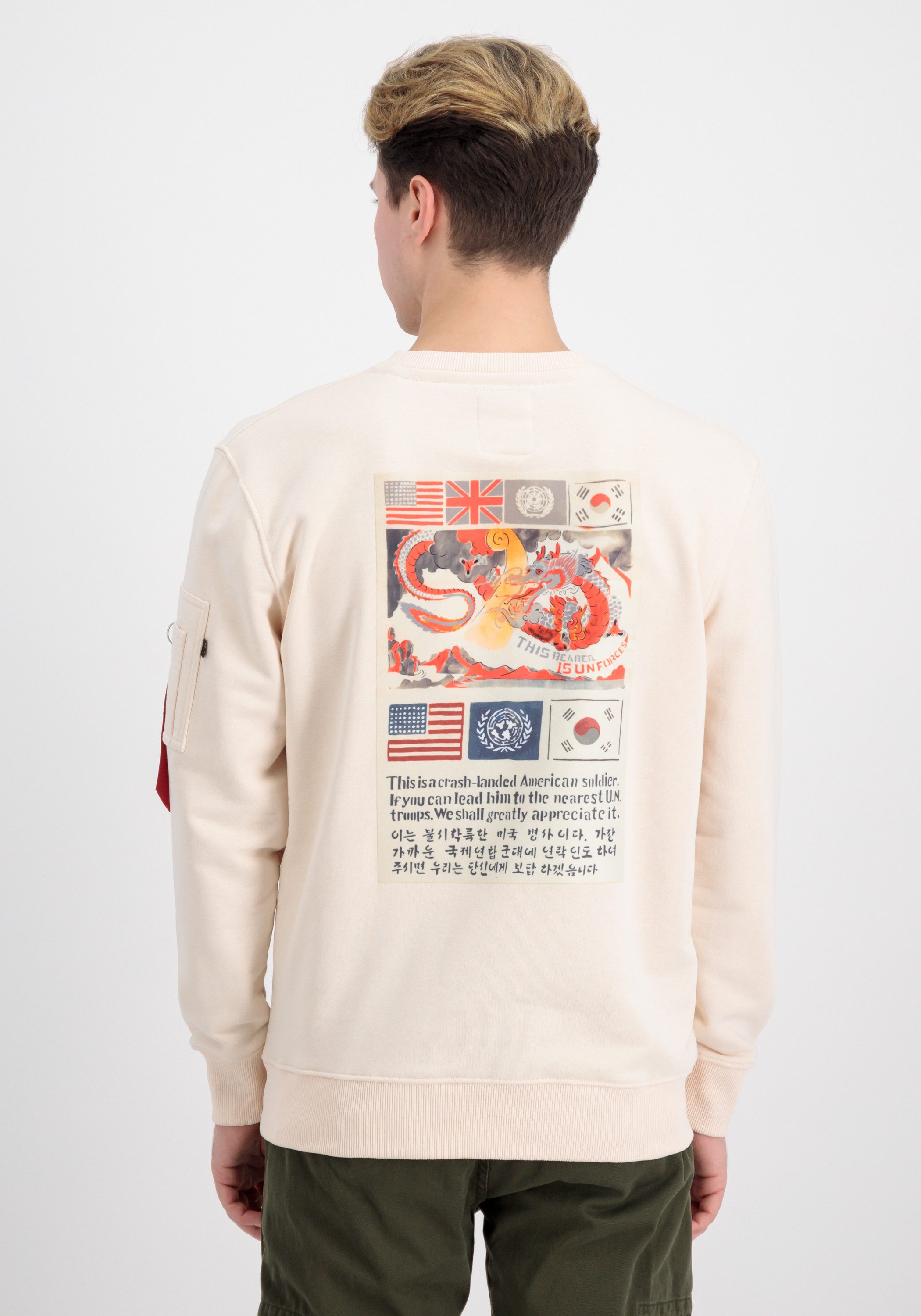 Alpha Industries Sweater USN Blood Chit Sweatshirt