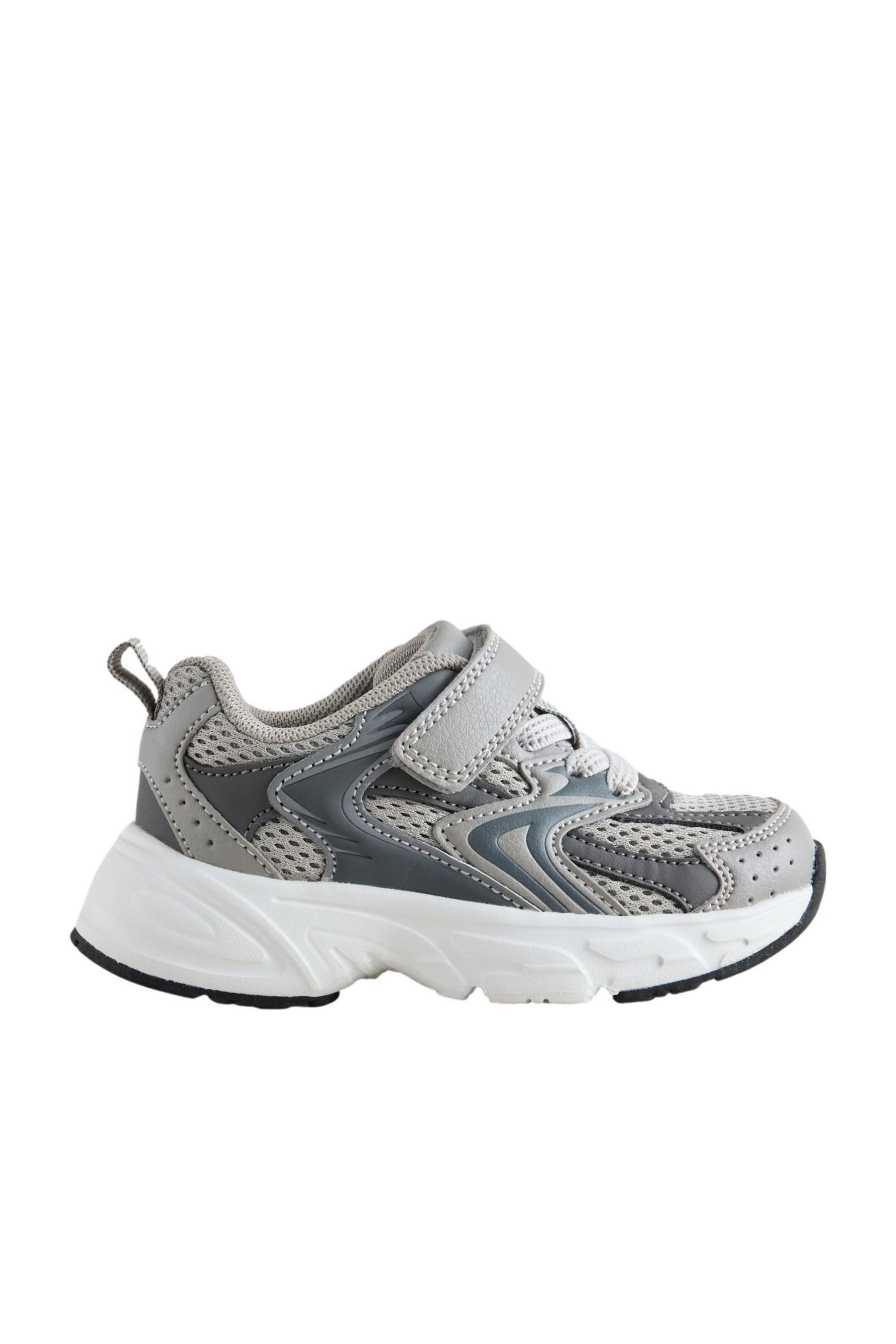 Sneaker mit Klettverschluss und Elastikschnürung Sneaker