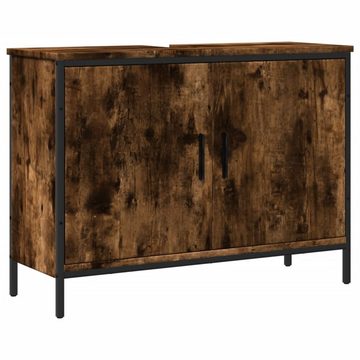 vidaXL Schminktisch Waschbeckenunterschrank Räuchereiche 80x30x60 cm Holzwerkstoff (1-St)