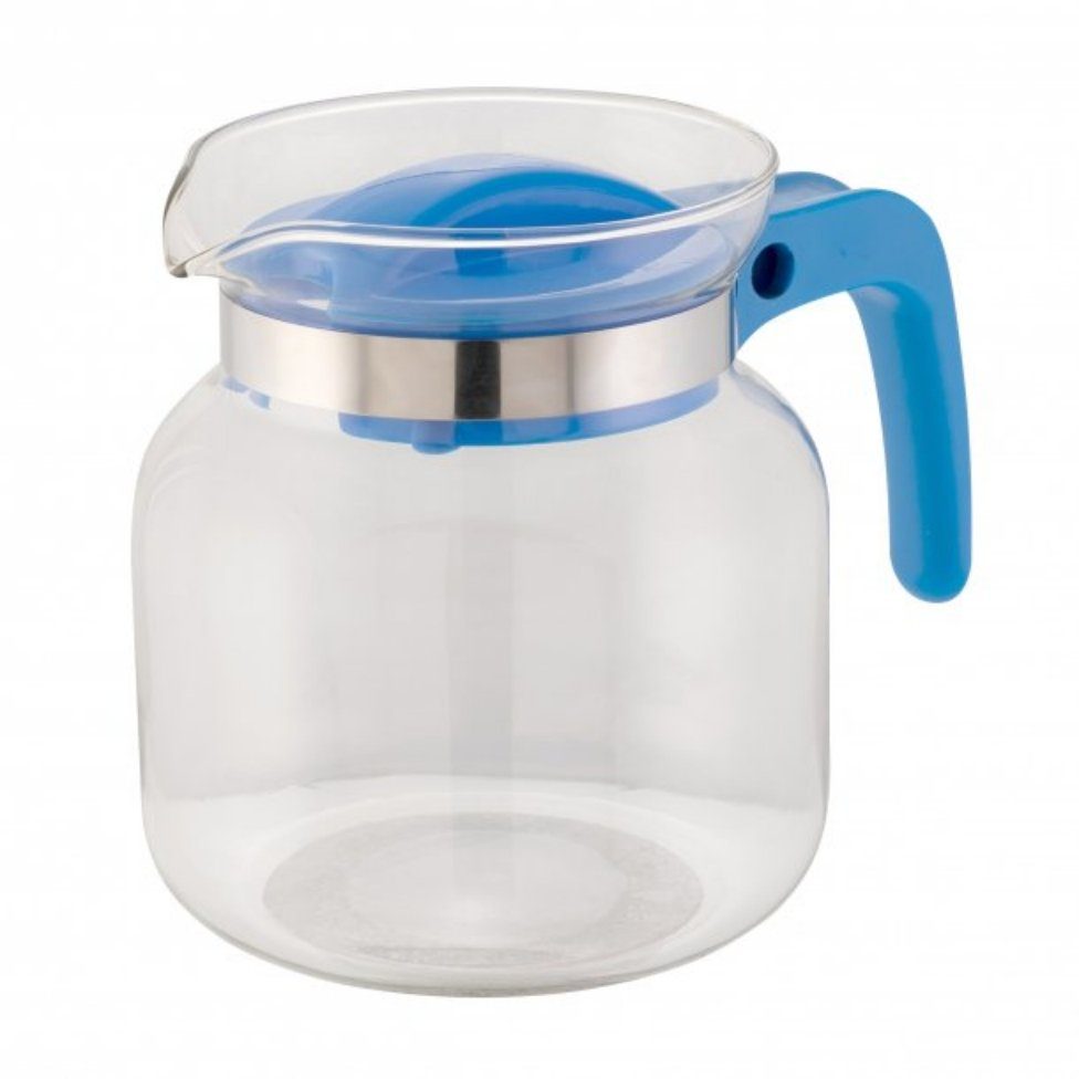 axentia Kaffeekanne Glaskanne, ca. 1 l, m. PP-Deckel+Griff 116655, (1-St)