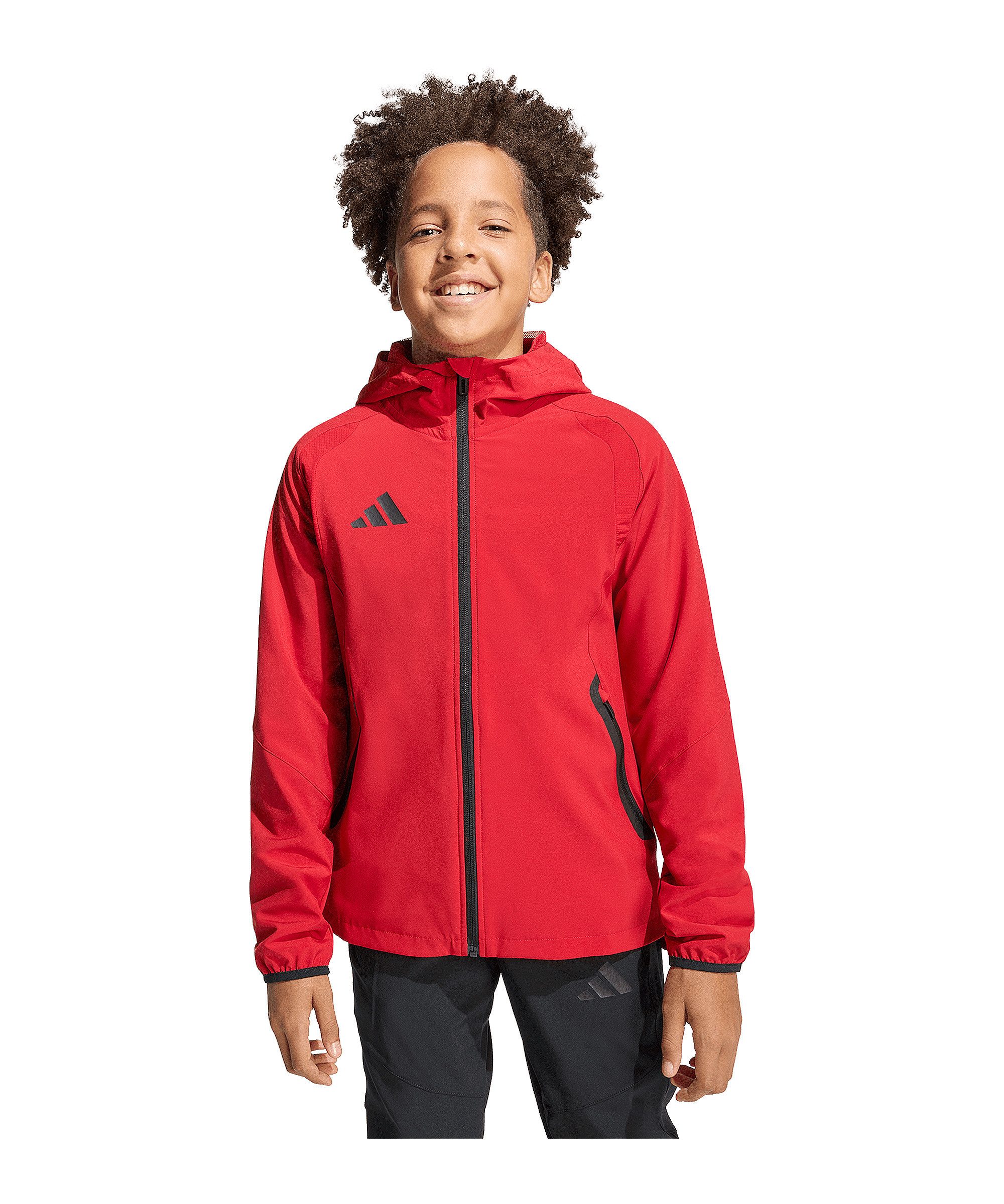 adidas Performance Regenjacke adidas Performance Tiro Travel Windjacke Kinder Bequem – Bild 3 von 5