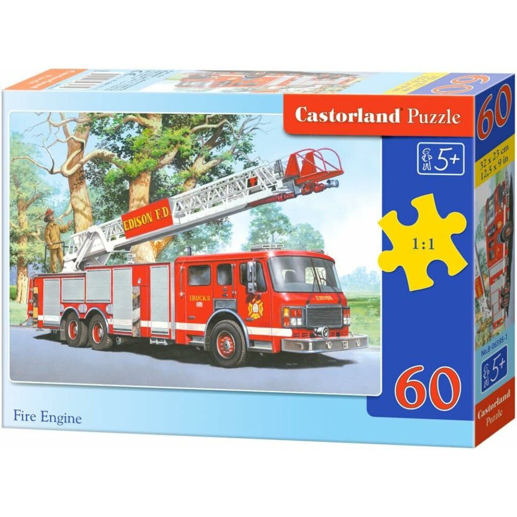 Castorland Puzzle Puzzle Feuerwehrleute 60 Teile, günstig online kaufen