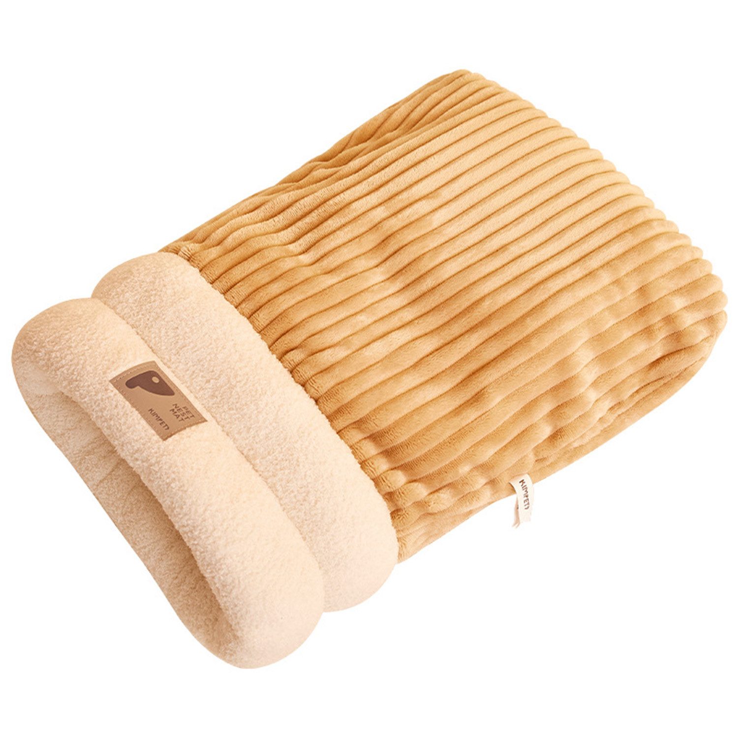 Refttenw Katzenliege Kuschelsack Katzenbett Katzenschlafsack mit Streifen-D günstig online kaufen