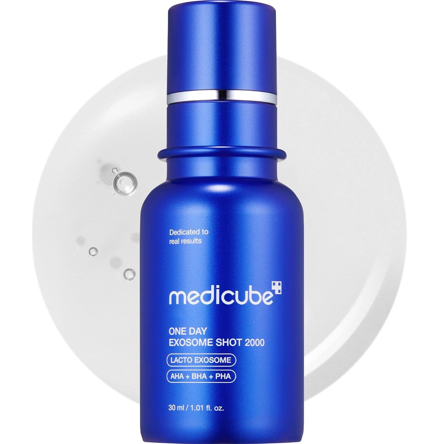 Medicube Gesichtsserum One Day Exosome Shot Pore Ampoule 2000 – Porenverfeinerndes Serum mit 2000 ppm Exosomen & Mikronadeln, glättet, das Hautbild, regeneriert & beruhigt empfindliche Haut – 30 ml
