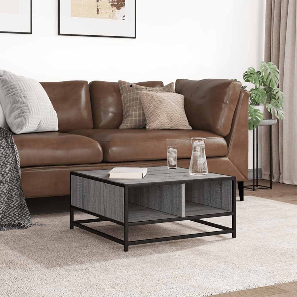 vidaXL Couchtisch Couchtisch Grau Sonoma 60,5x60,5x30 günstig online kaufen