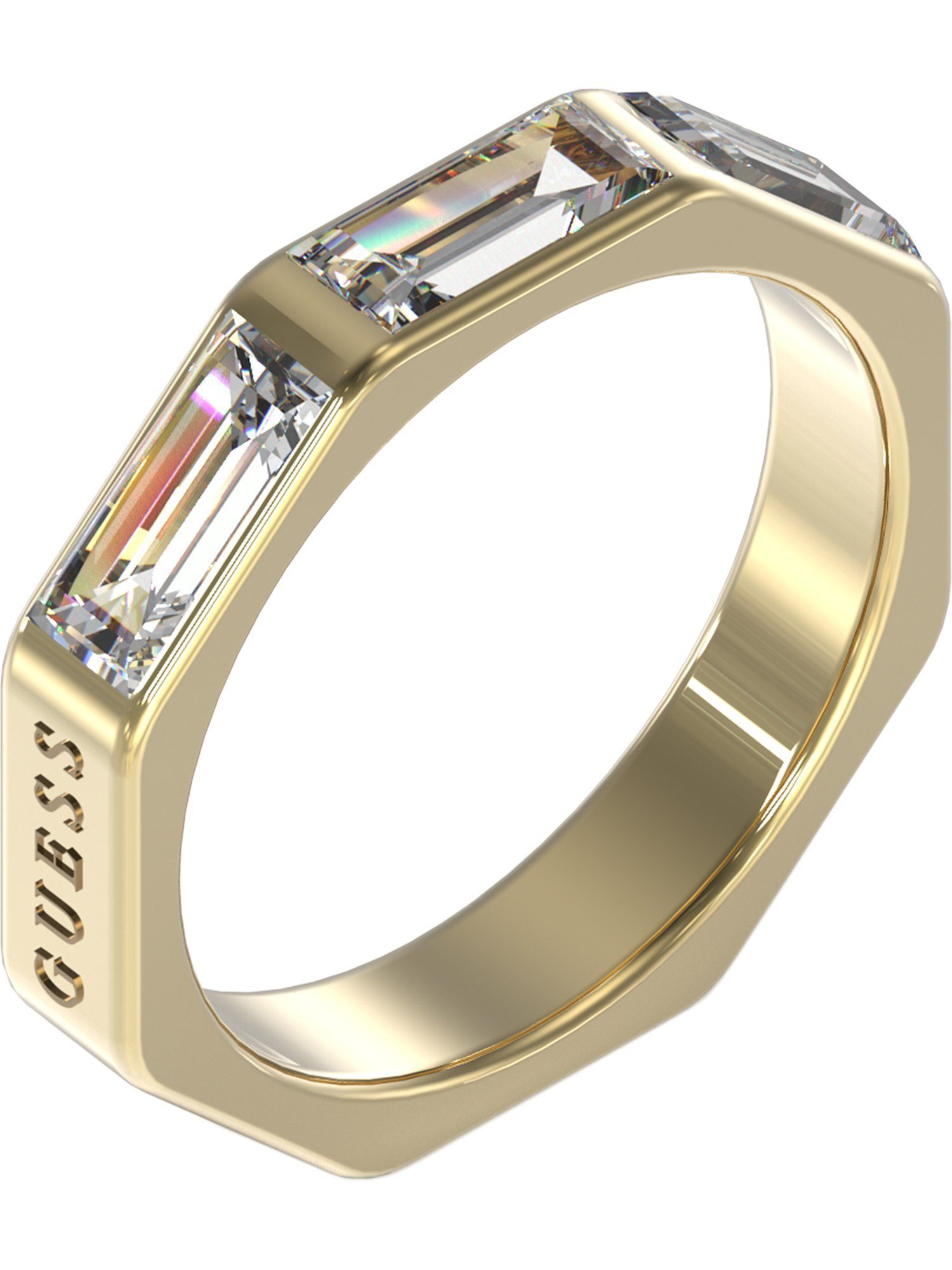 Guess Fingerring Guess Damen-Damenring Edelstahl Zirkonia, günstig online kaufen
