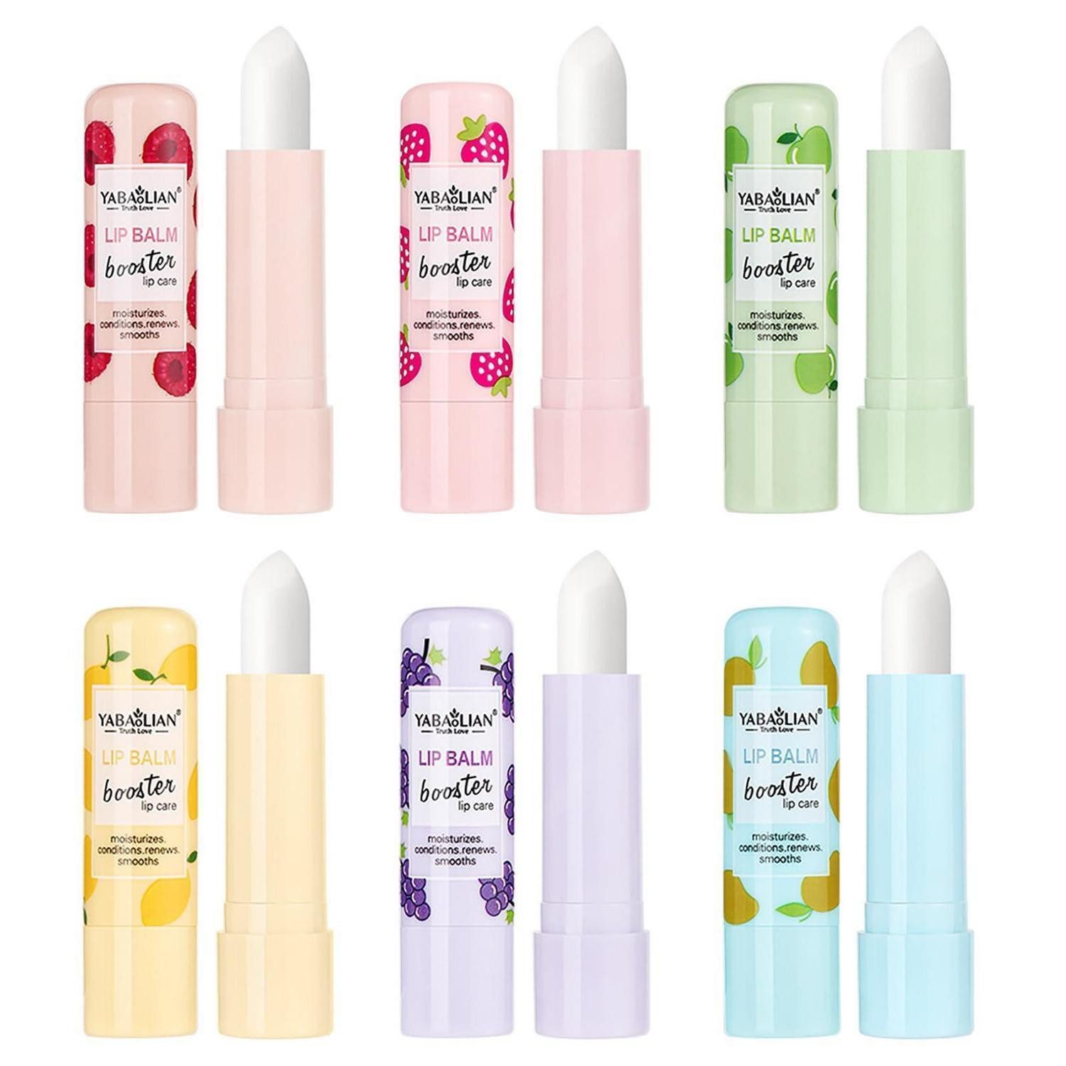 LuxusKollektion Lippenpflegemittel Lippenbalsam Frucht Geschenkset 6er