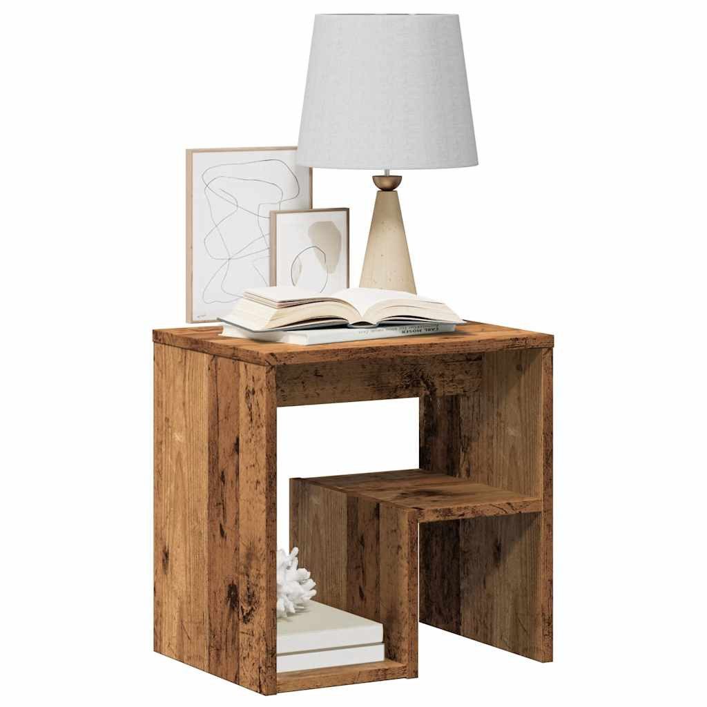 Nachttisch NA Nachttisch Altholz-Optik 40x30x40 cm Spanplatte