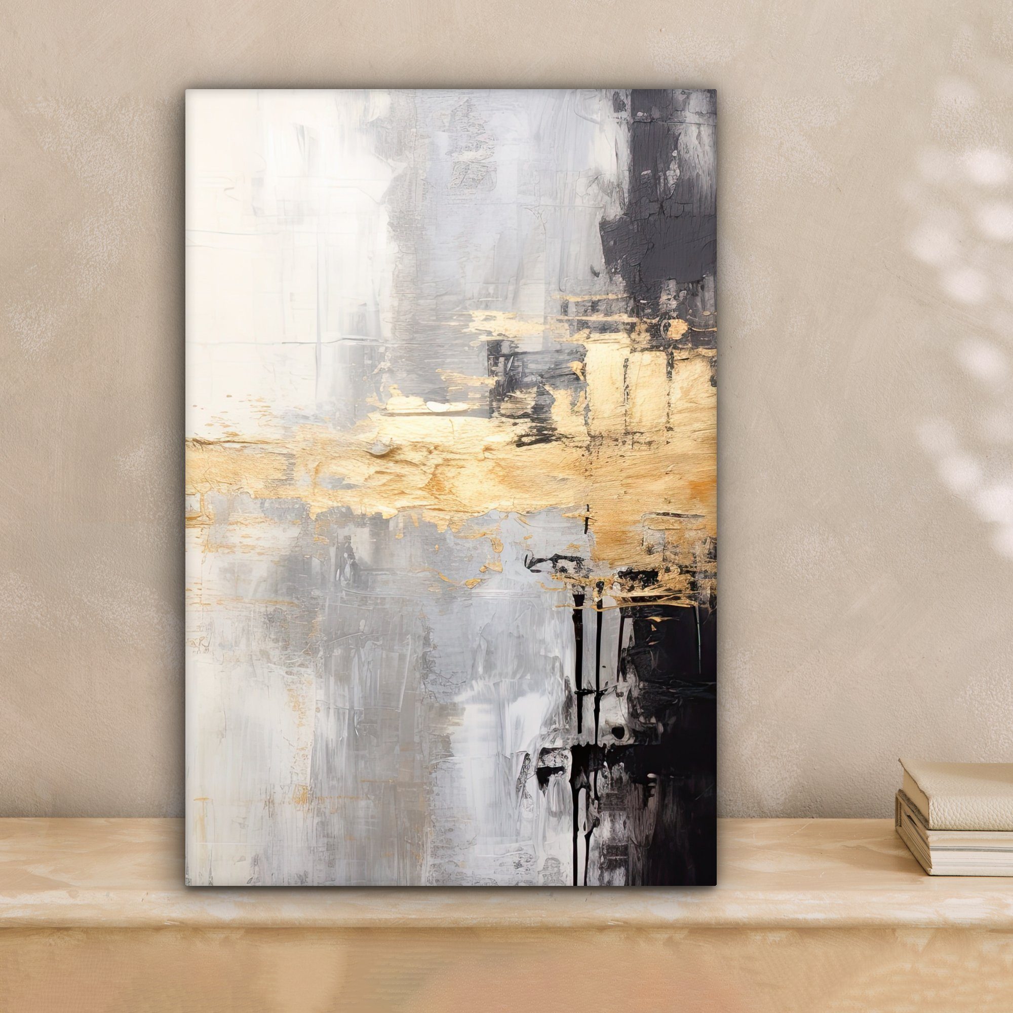 OneMillionCanvasses® Leinwandbild Gold - Luxus - Acryl - Kunst, Fotodruck ( günstig online kaufen