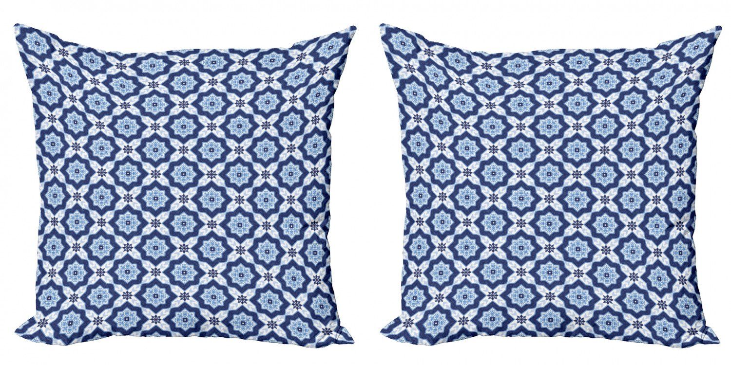 Kissenbezüge Modern Accent Doppelseitiger Digitaldruck, Abakuhaus (2 Stück), marokkanisch Blumendetail