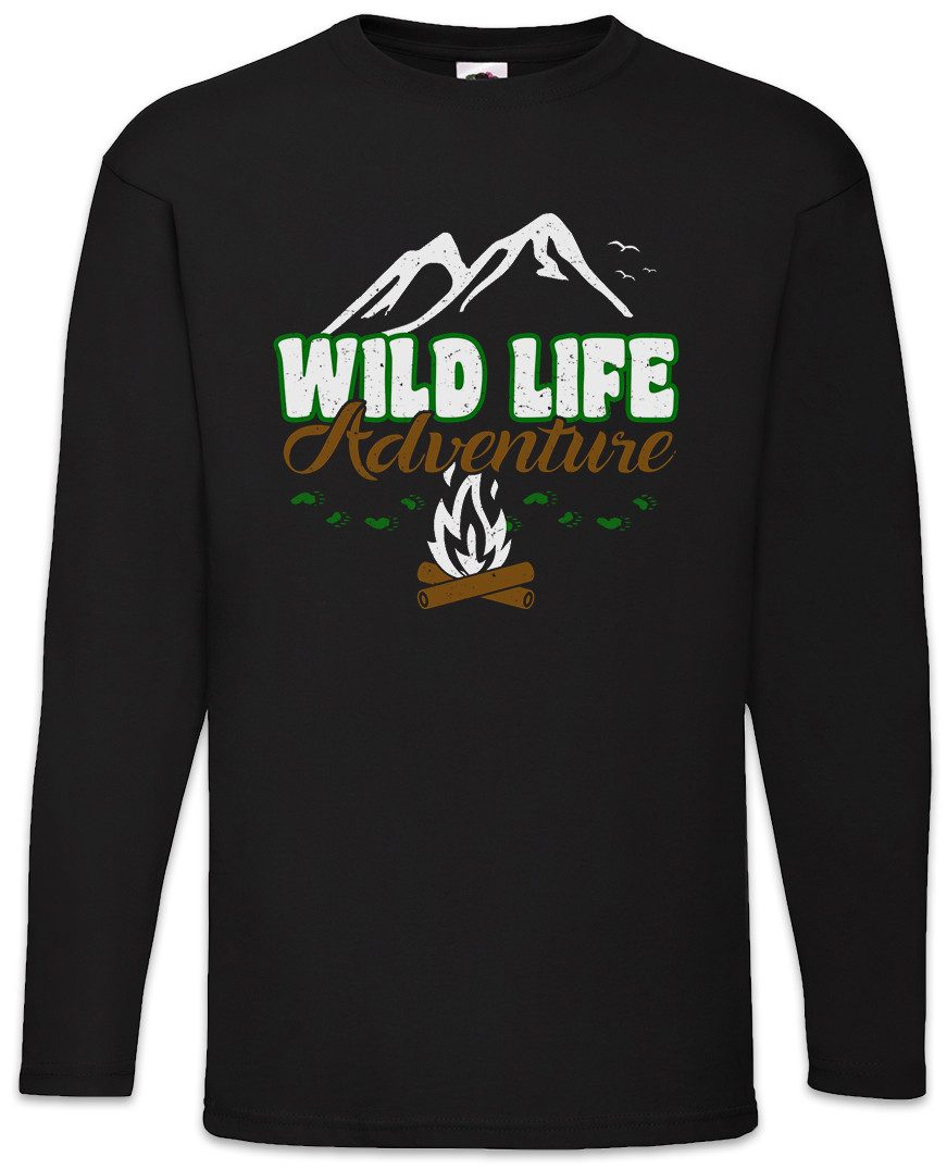 Langarmshirt Wild Life Adventure Logo Langarm T-Shirt Outdoor Trekking Wandern