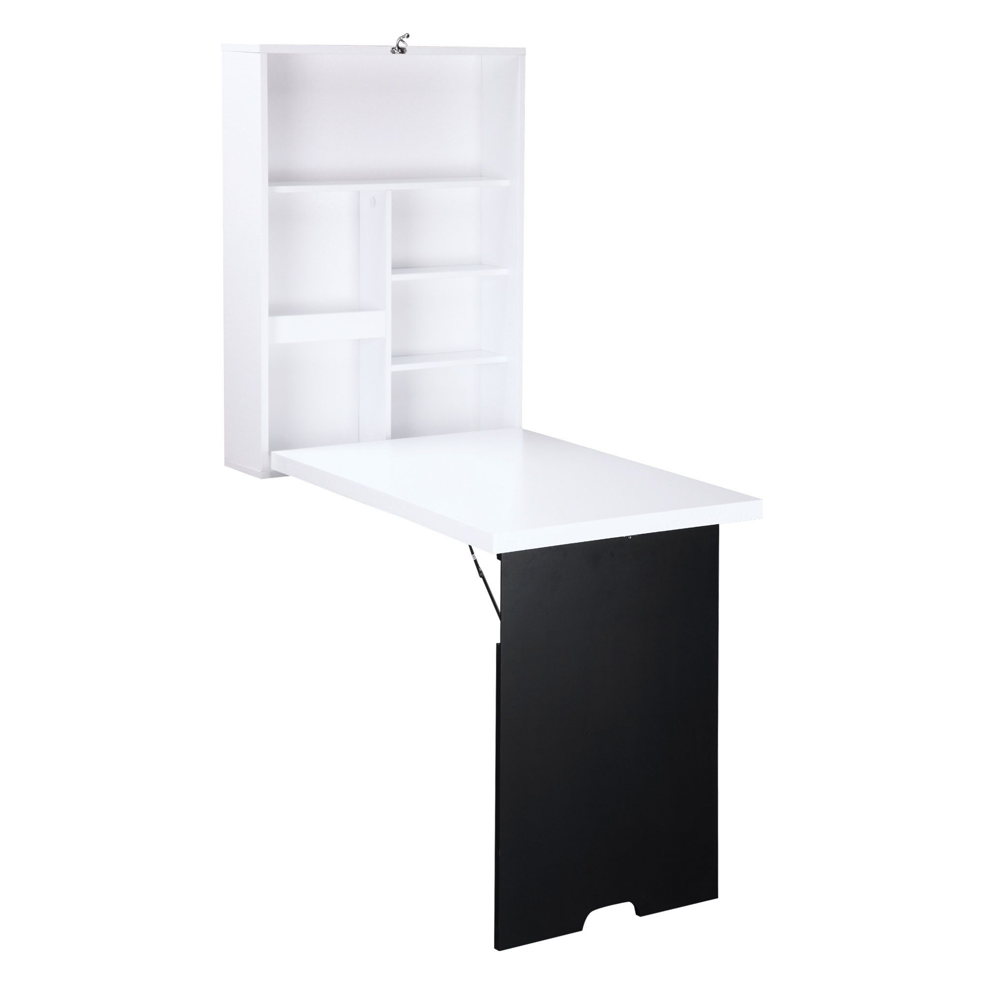 HOMCOM Klapptisch Wandklapptisch mit Tafel, 5 günstig online kaufen