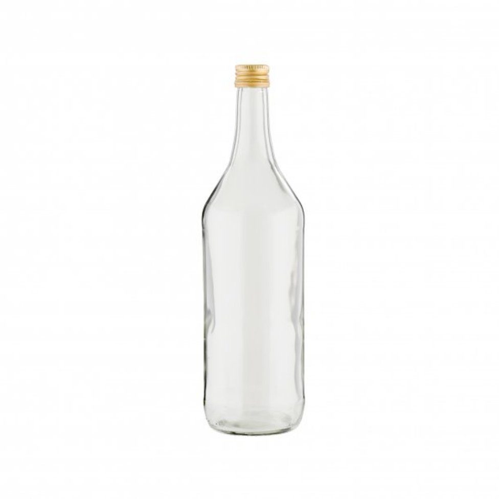 axentia 292142 Glasflasche, 1 l Trinkflasche ca.