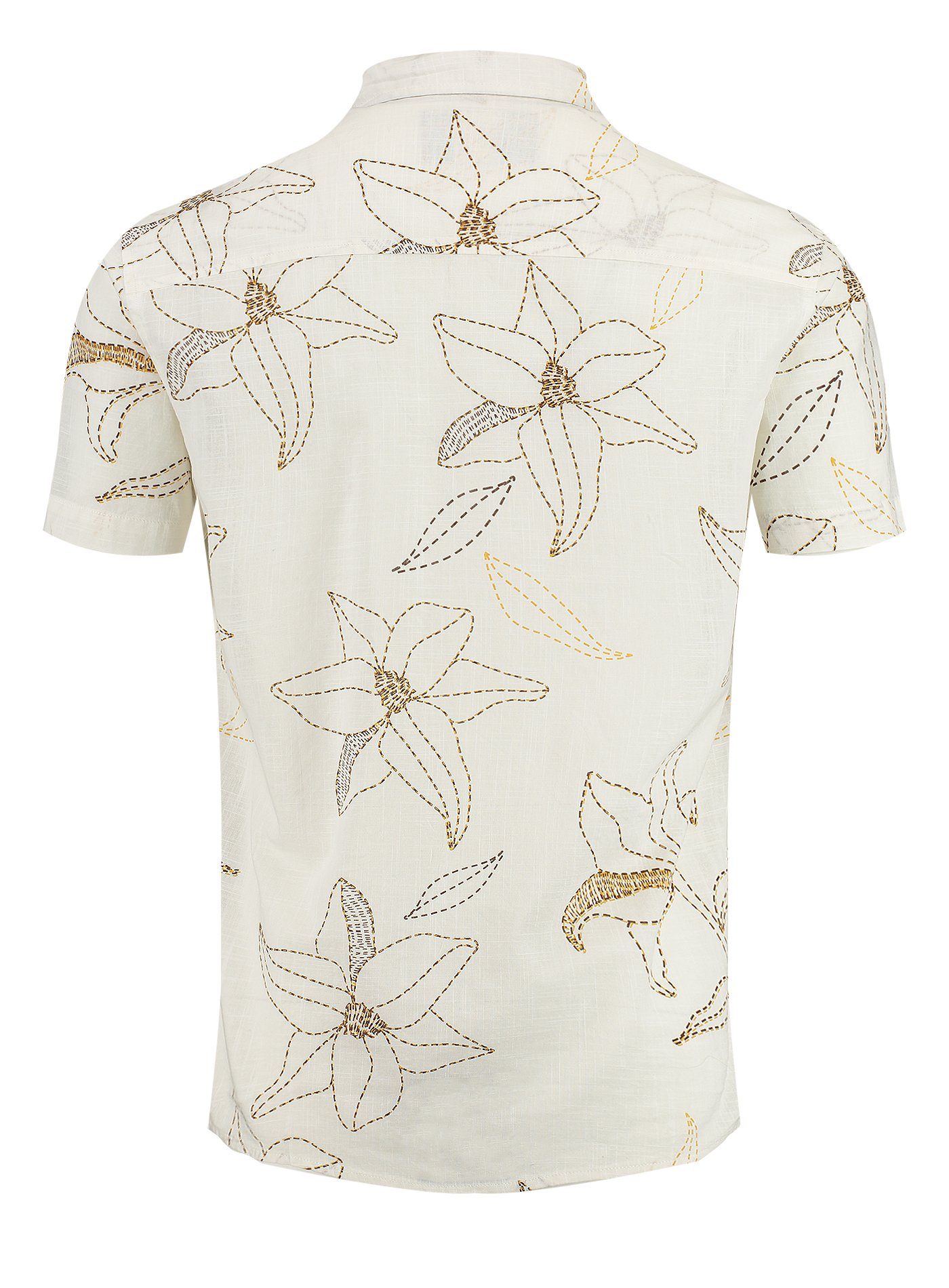 Key Largo Kurzarmhemd MSH SOLAR 1/2 patterned (1-tlg)