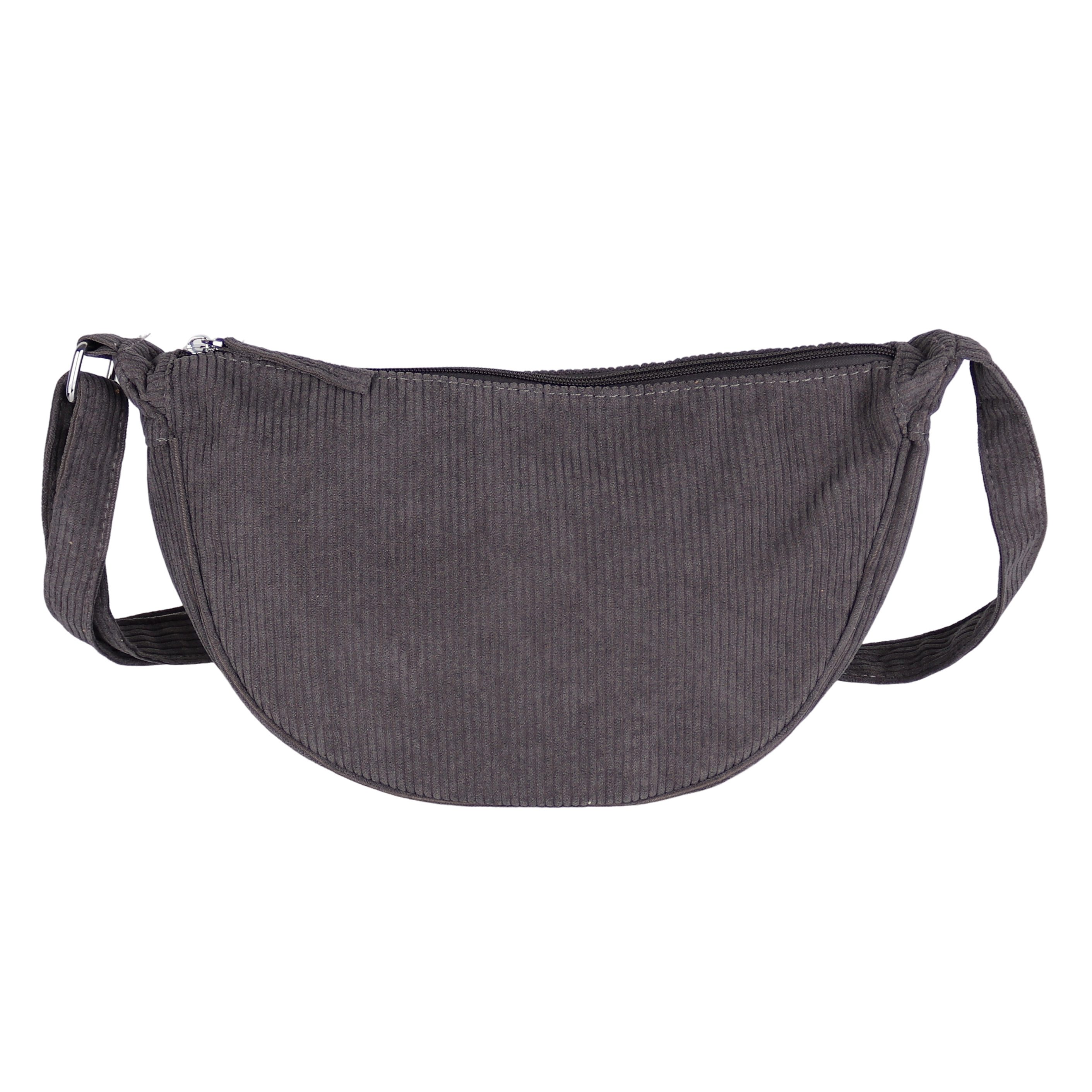 MIRROSI Schultertasche Damen Runde Bauchtasche aus Cord, Brusttasche, Leich günstig online kaufen