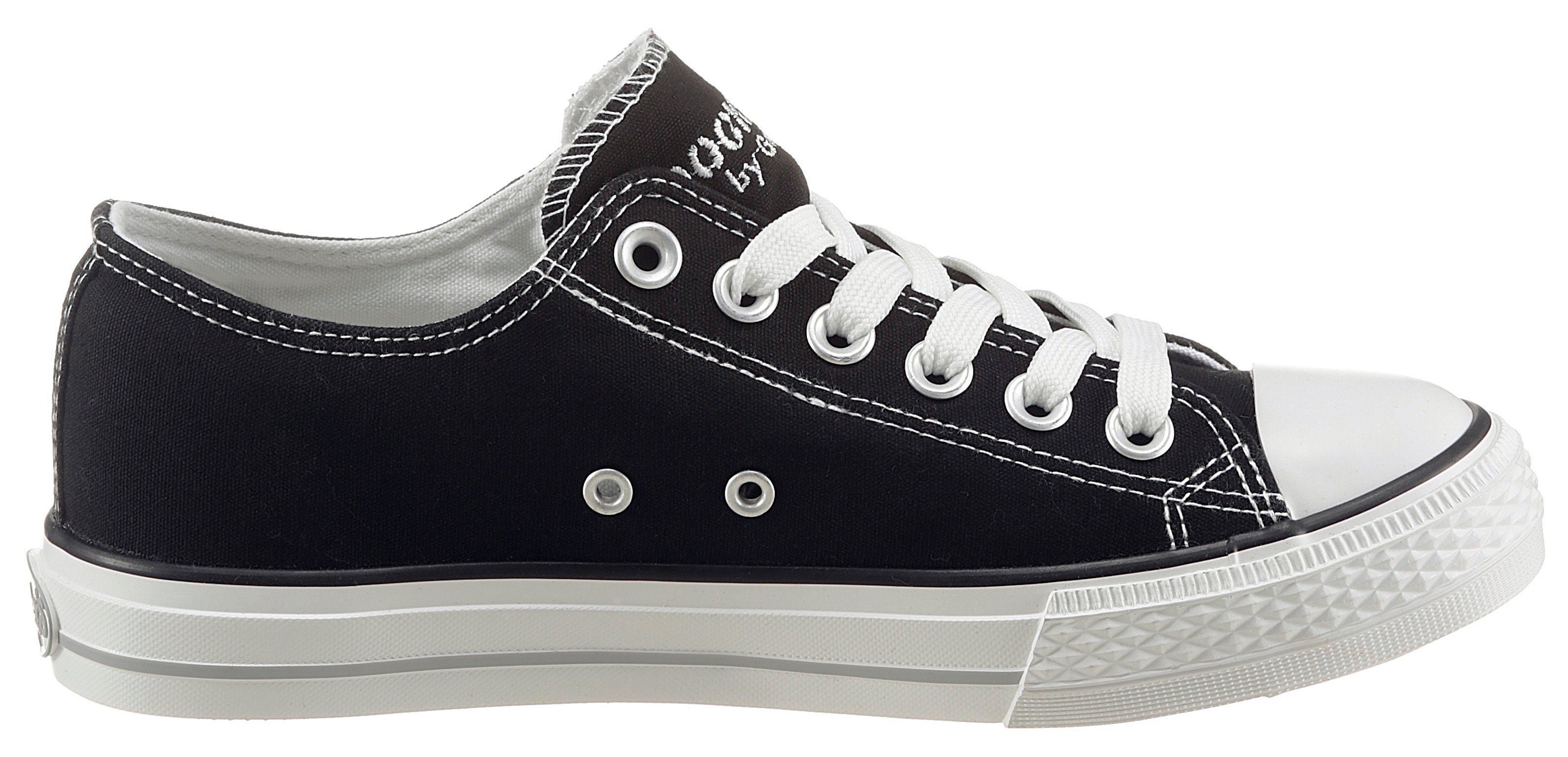 Dockers by Gerli Sneaker mit dezenter Logo-Stickerei, Freizeitschuh, Halbschuh, Schnürschuh