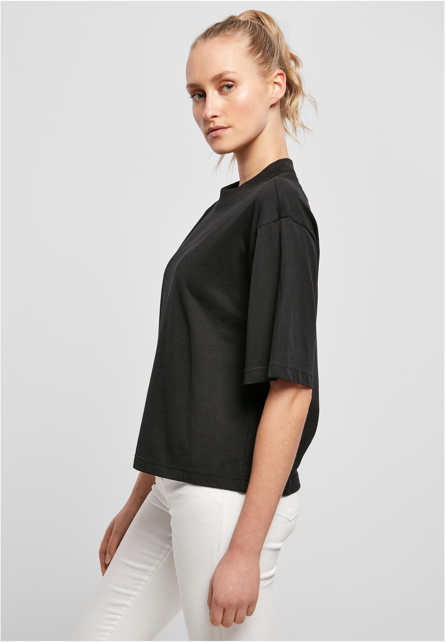 CLASSICS Tee Ladies Organic Damen URBAN (1-tlg) black Oversized T-Shirt