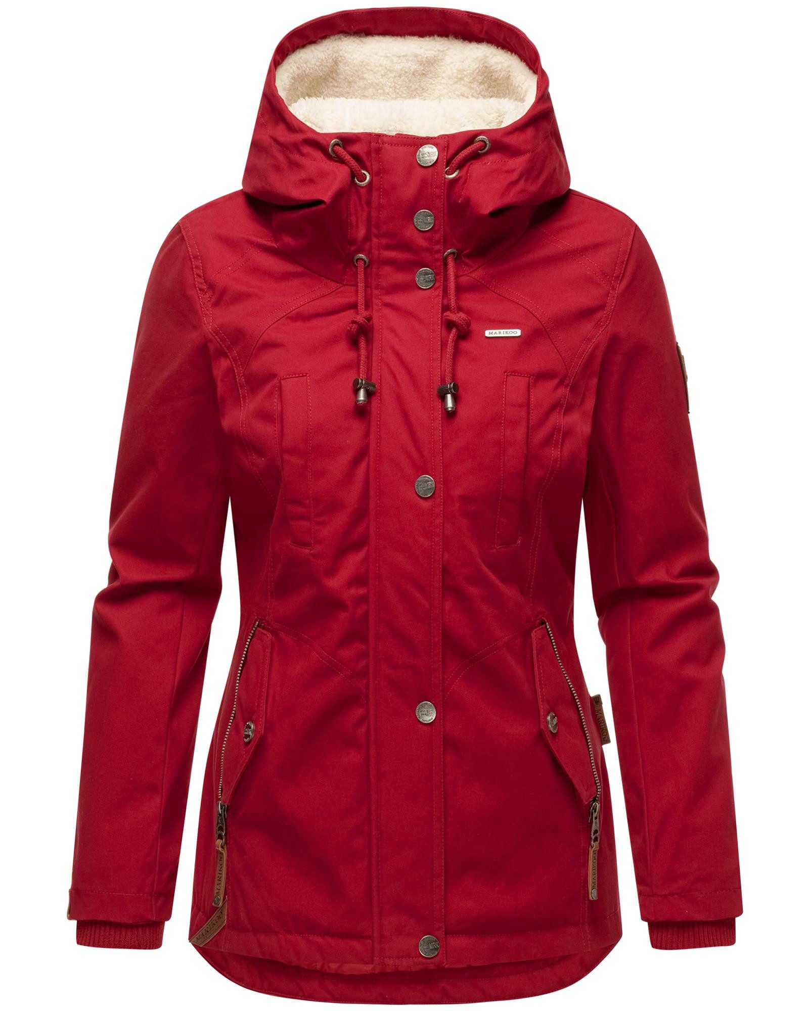 Marikoo Winterjacke Bikoo sportliche Damen Outdoor Baumwolljacke mit Kapuze günstig online kaufen