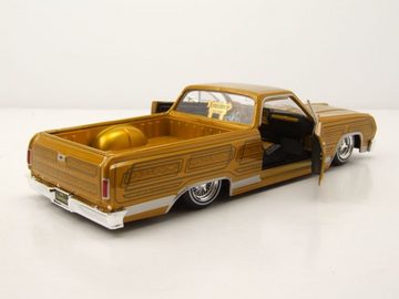 Maisto® Modellauto Chevrolet El Camino Lowrider 1965 gold Modellauto 1:24 Maisto, Maßstab 1:24