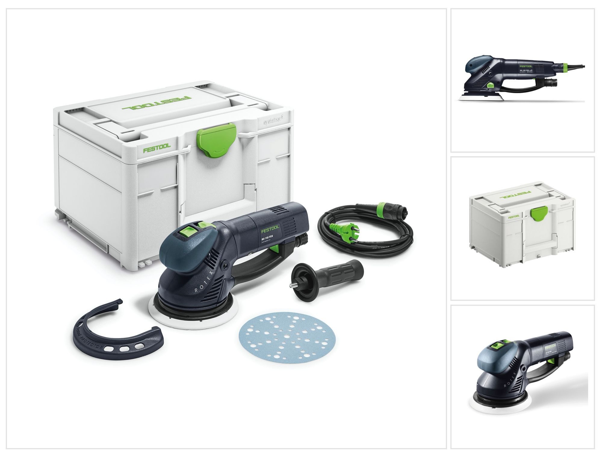 FESTOOL Exzenterschleifer Rotex RO 150 FEQ-Plus Getriebe Exzenterschleifer 720 W 150 mm (57601