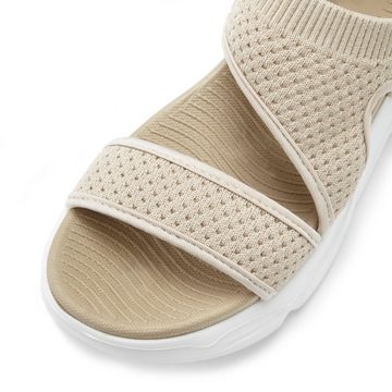 LASCANA Sandale Sandalette, Sommerschuh aus elastischem Textil besonders leicht VEGAN