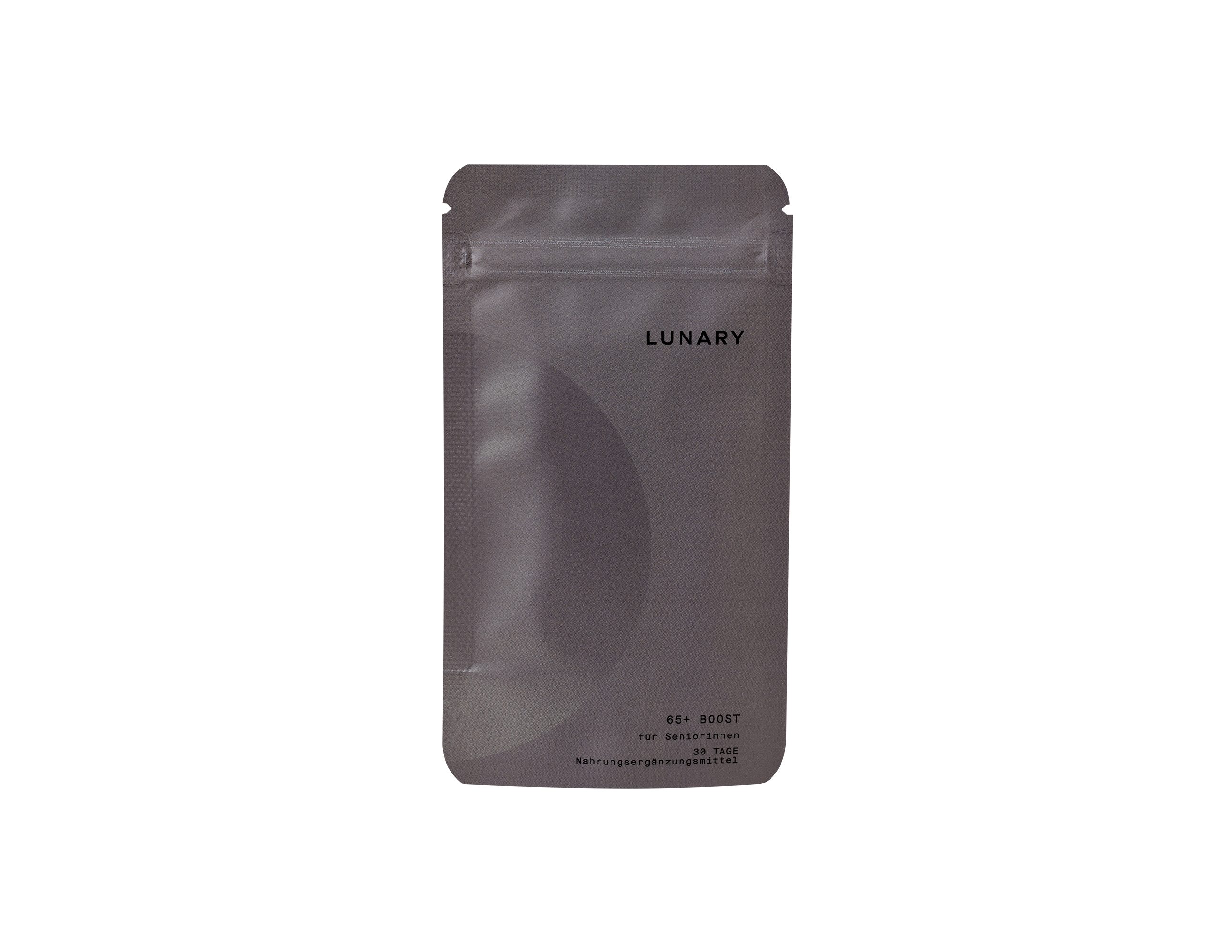 LUNARY 65+ Boost - für Frauen ab 65, mit Vitamin B12, Vitamin C Kapsel, 7 g