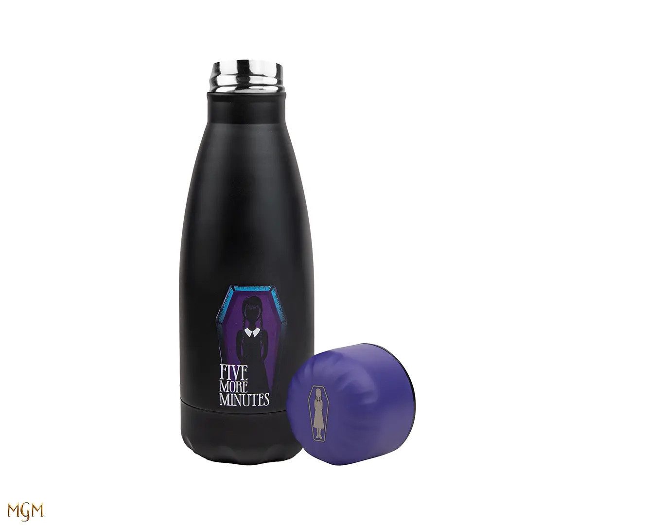 Cinereplicas Trinkflasche Trinkflasche Flasche Wednesday with coffin - Wednesday